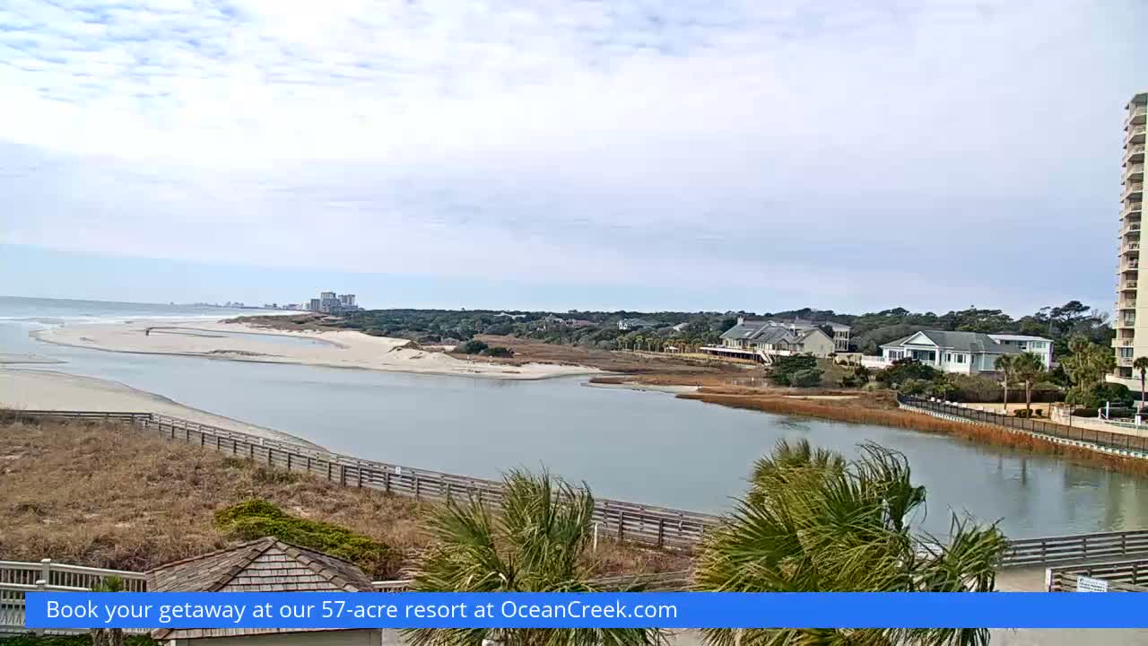 North Myrtle Beach Plage & Creek Live Cam - North Myrtle Beach, Horry, South Carolina, USA