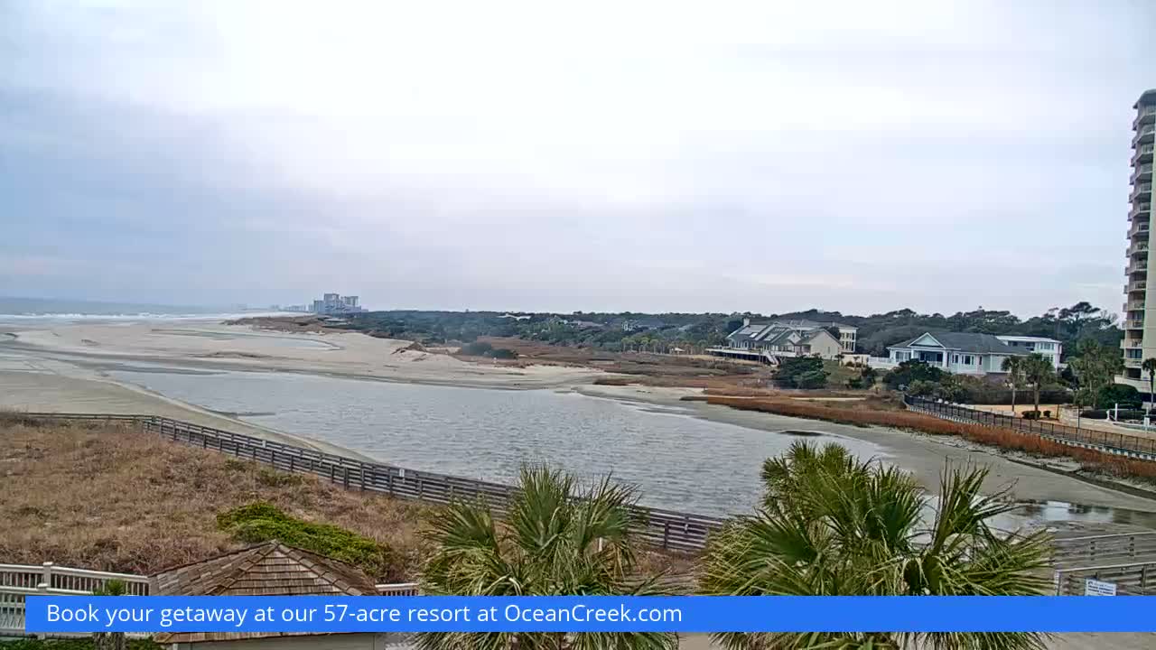 North Myrtle Beach Plage & Creek Live Cam - North Myrtle Beach, Horry, South Carolina, USA