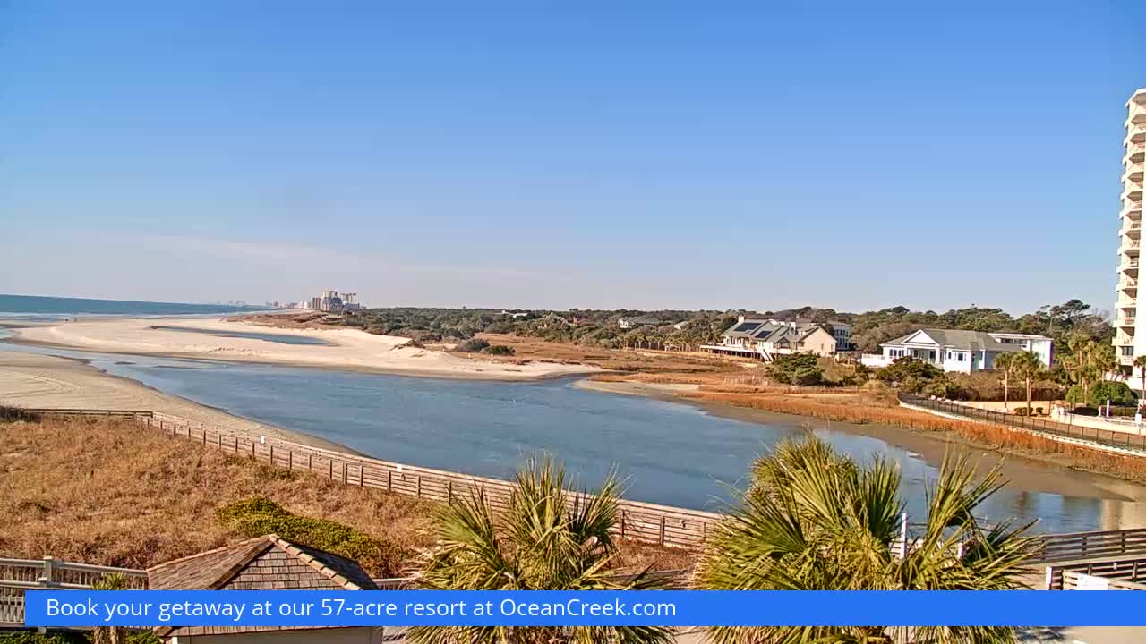 North Myrtle Beach Plage & Creek Live Cam - North Myrtle Beach, Horry, South Carolina, USA