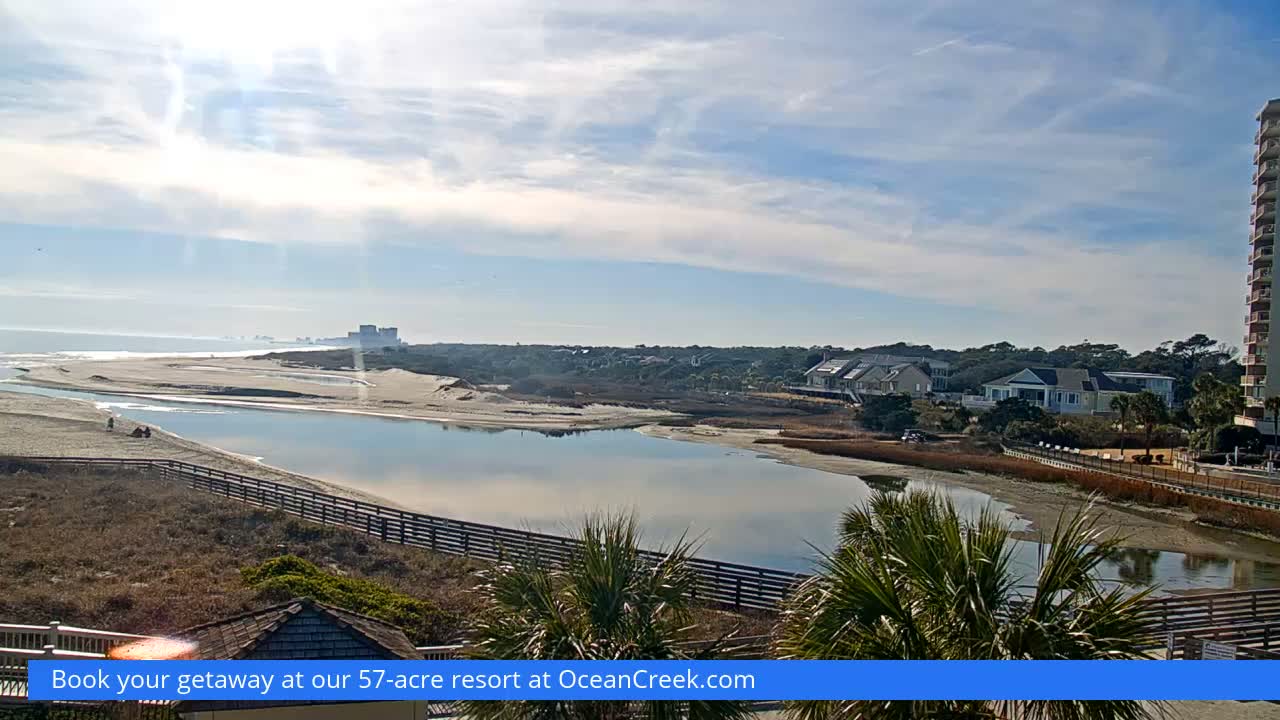 North Myrtle Beach Plage & Creek Live Cam - North Myrtle Beach, Horry, South Carolina, USA