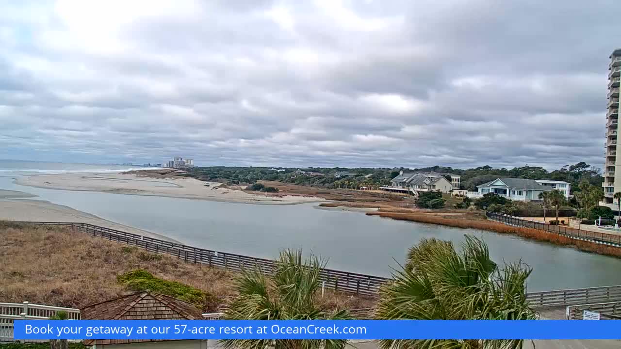 North Myrtle Beach Plage & Creek Live Cam - North Myrtle Beach, Horry, South Carolina, USA