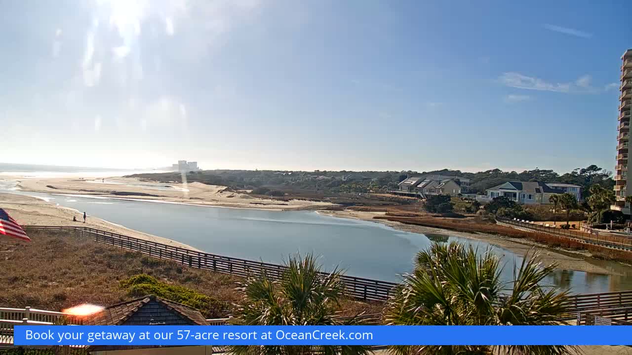 North Myrtle Beach Plage & Creek Live Cam - North Myrtle Beach, Horry, South Carolina, USA