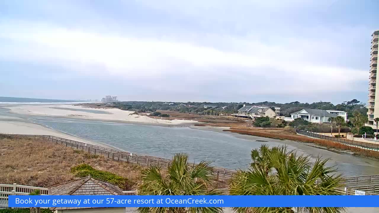 North Myrtle Beach Plage & Creek Live Cam - North Myrtle Beach, Horry, South Carolina, USA