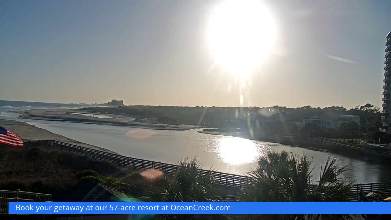 North Myrtle Beach Plage & Creek Live Cam - North Myrtle Beach, Horry, South Carolina, USA