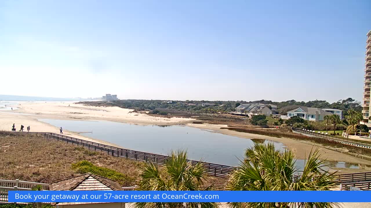 North Myrtle Beach Plage & Creek Live Cam - North Myrtle Beach, Horry, South Carolina, USA