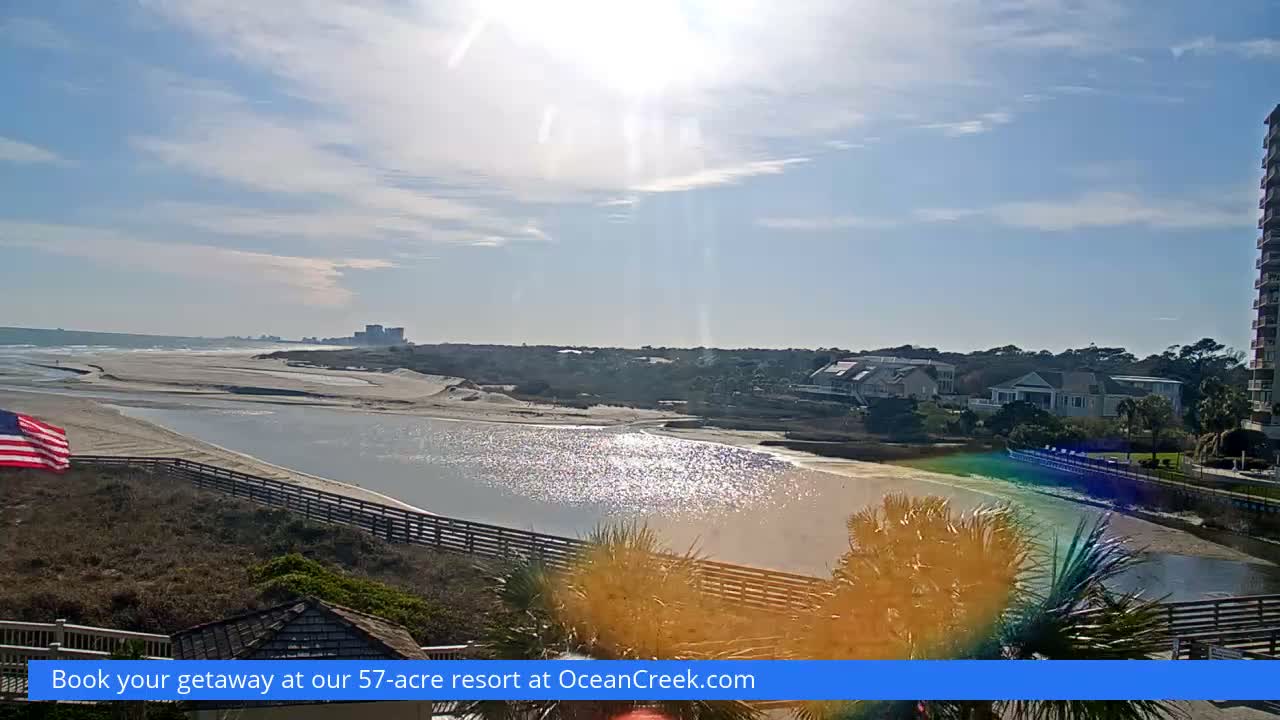 North Myrtle Beach Plage & Creek Live Cam - North Myrtle Beach, Horry, South Carolina, USA