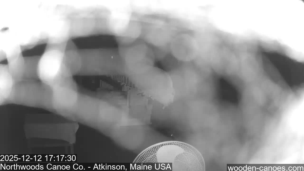 Maine, Northwood Canoe Company Shop & Yard Live Cam - Atkinson, Piscataquis, Maine, USA