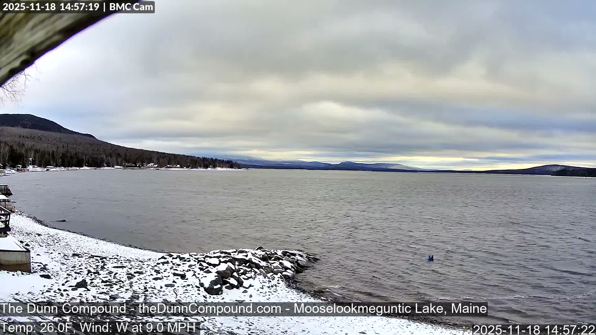 Rangeley, Mooselookmeguntic Lake Live Cam - Mooselookmeguntic, Rangeley, Franklin, Maine, USA