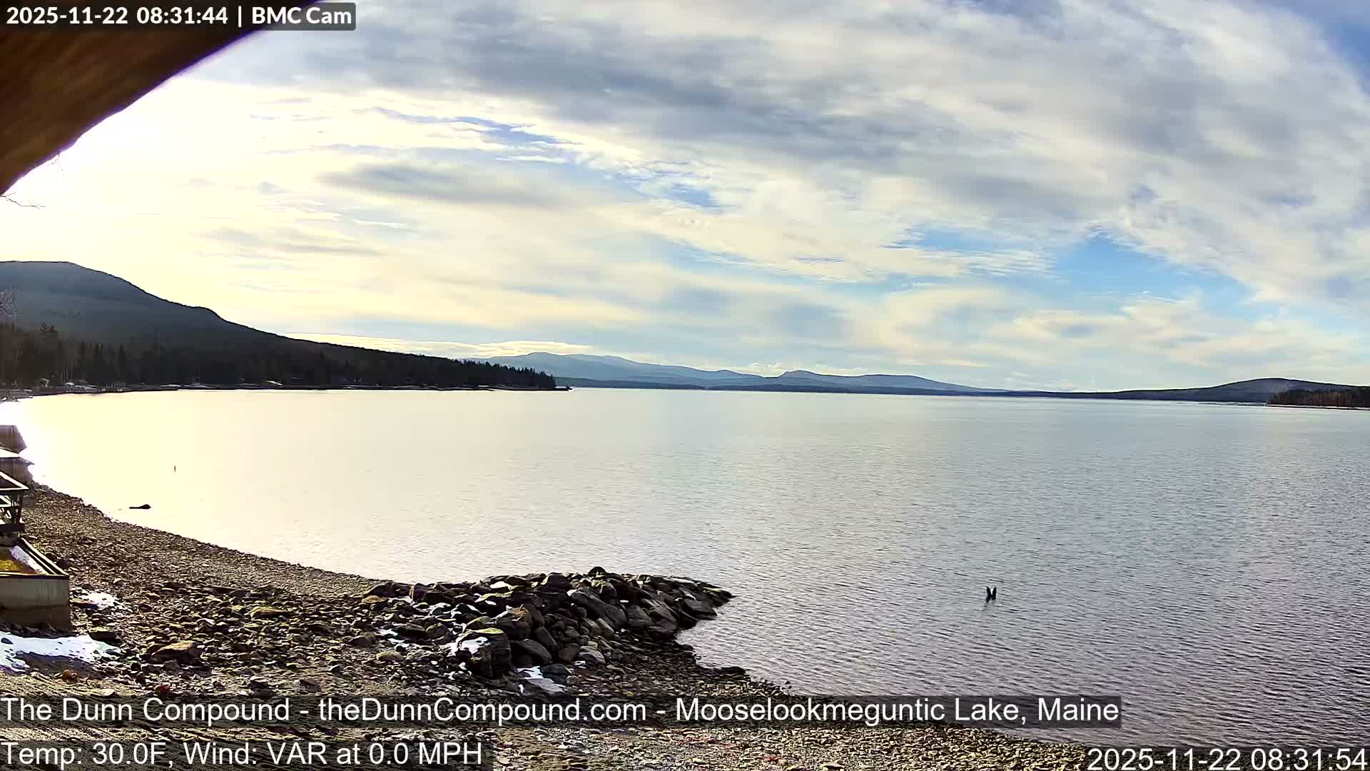 Rangeley, Mooselookmeguntic Lake Live Cam - Mooselookmeguntic, Rangeley, Franklin, Maine, USA