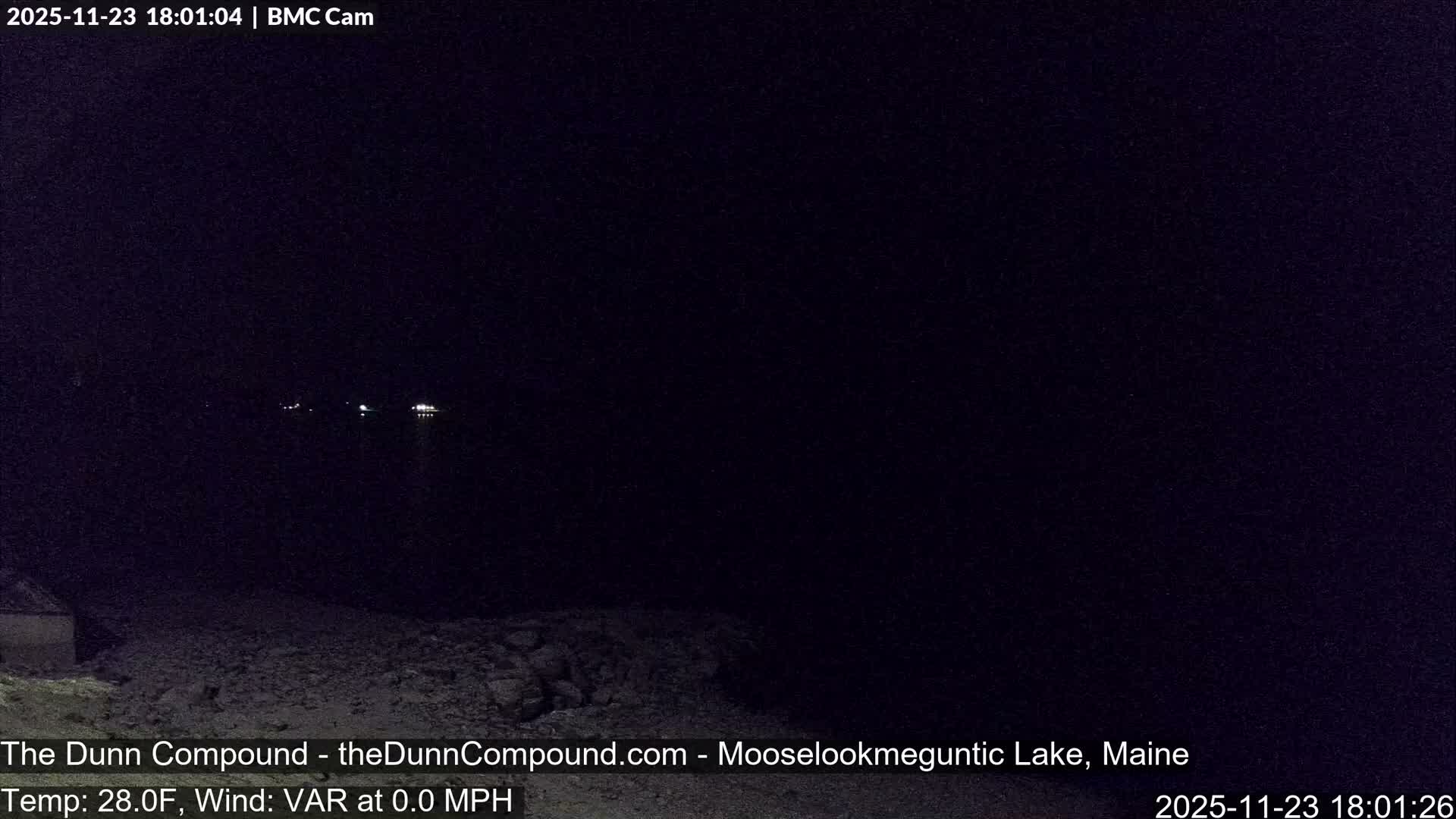 Rangeley, Mooselookmeguntic Lake Live Cam - Mooselookmeguntic, Rangeley, Franklin, Maine, USA