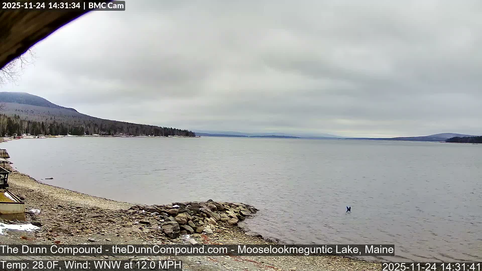 Rangeley, Mooselookmeguntic Lake Live Cam - Mooselookmeguntic, Rangeley, Franklin, Maine, USA