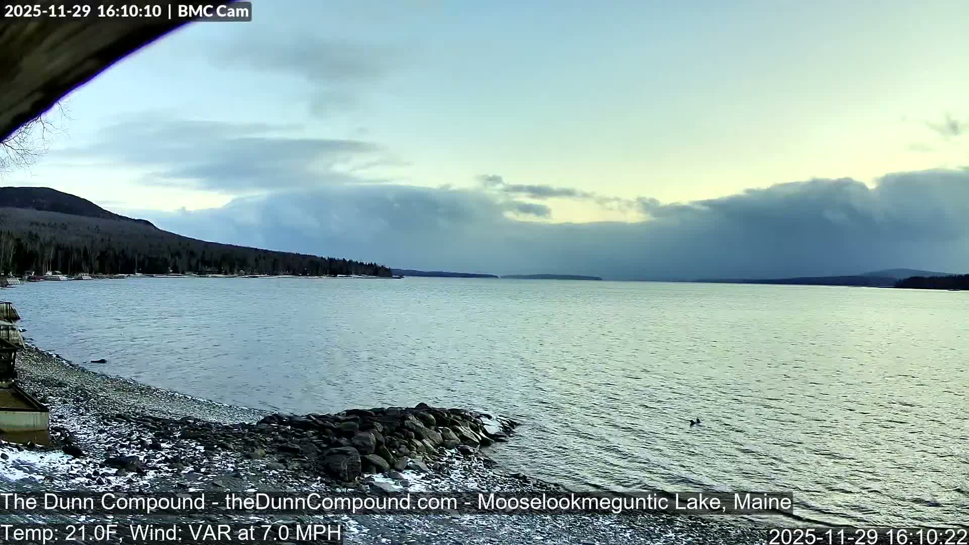 Rangeley, Mooselookmeguntic Lake Live Cam - Mooselookmeguntic, Rangeley, Franklin, Maine, USA