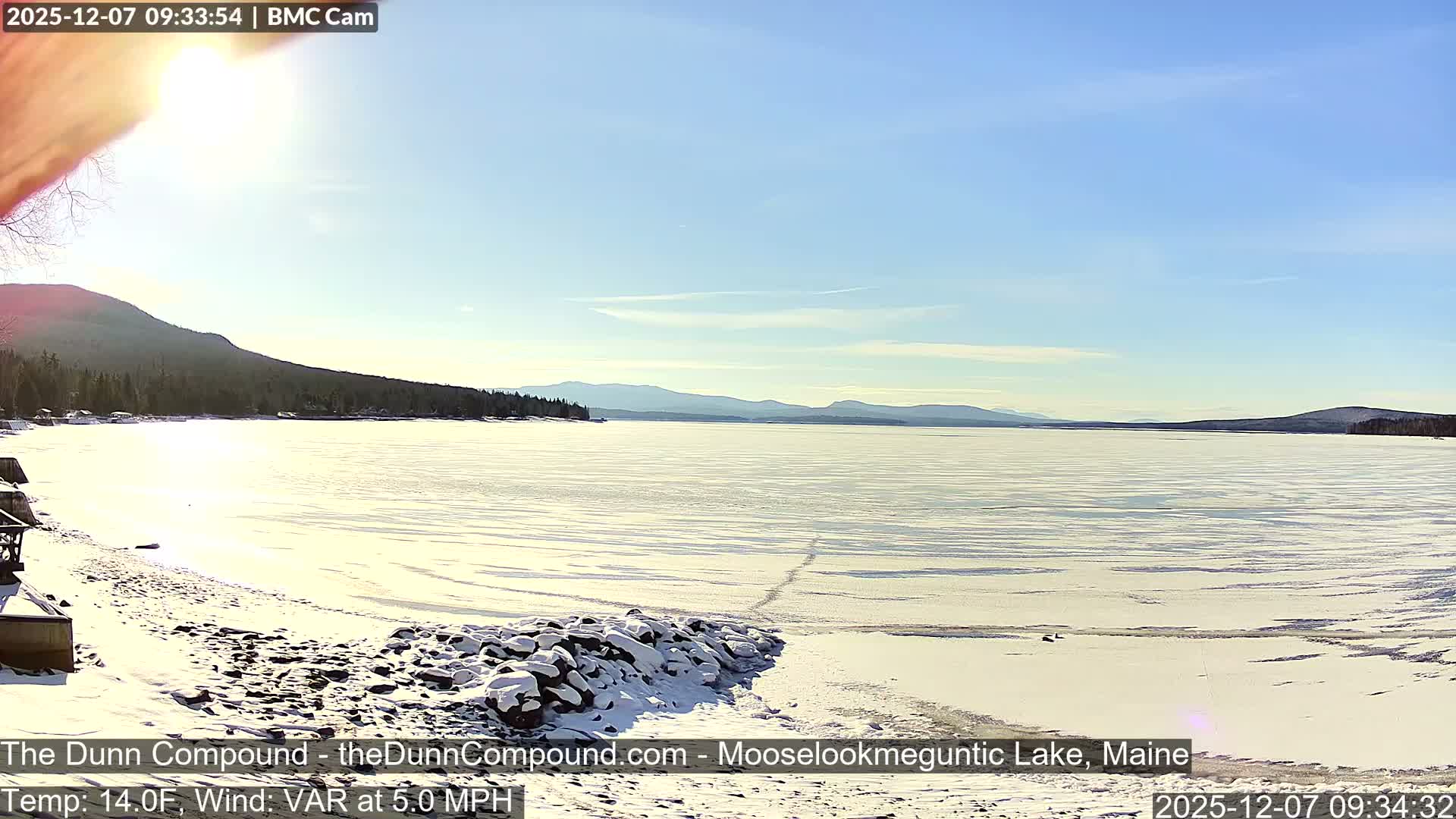Rangeley, Mooselookmeguntic Lake Live Cam - Mooselookmeguntic, Rangeley, Franklin, Maine, USA