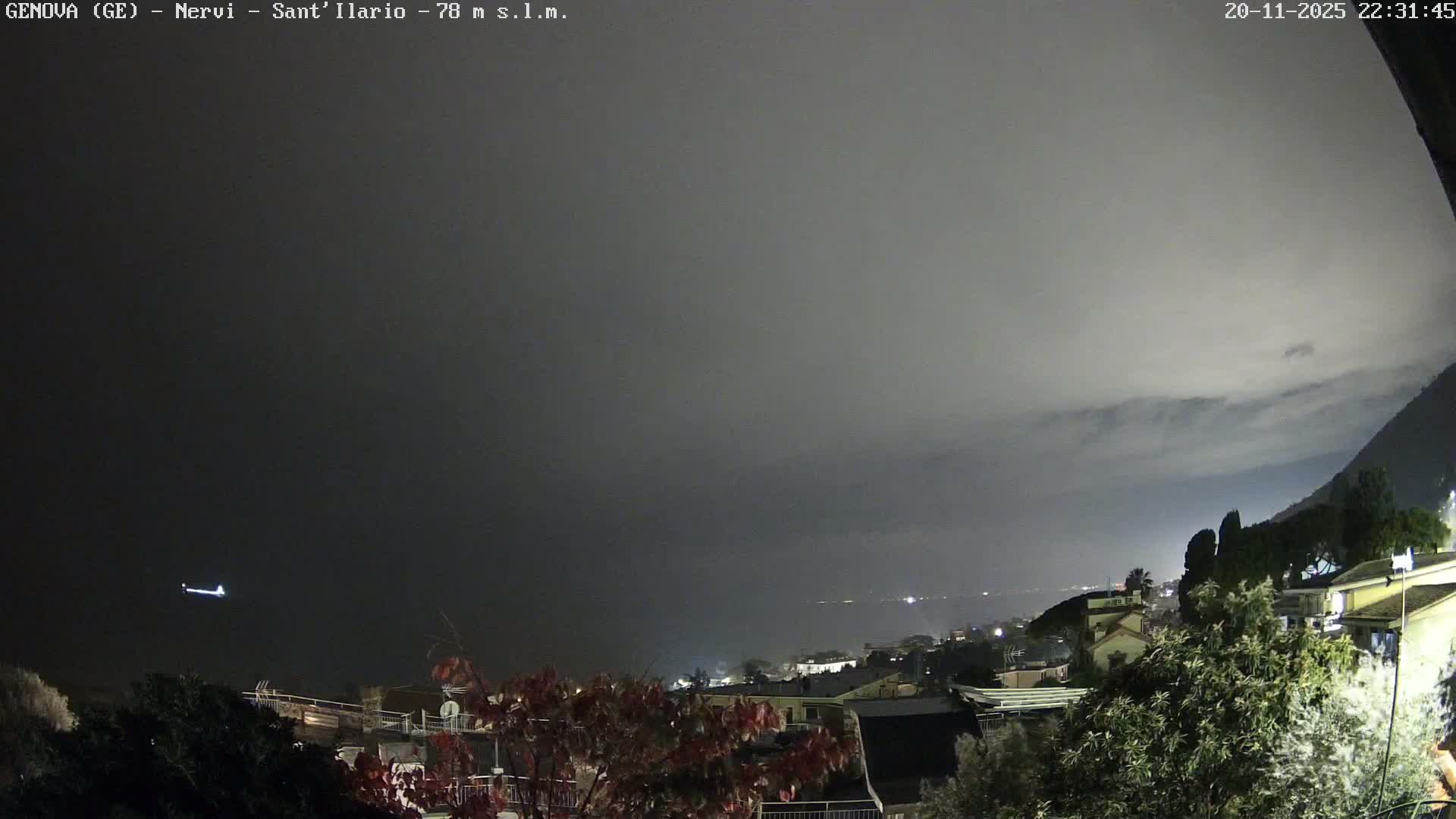 Nervi Coast Italian Riviera Sea View from Sant'Ilario Live Cam - Nervi, Genoa, Liguria, Italy