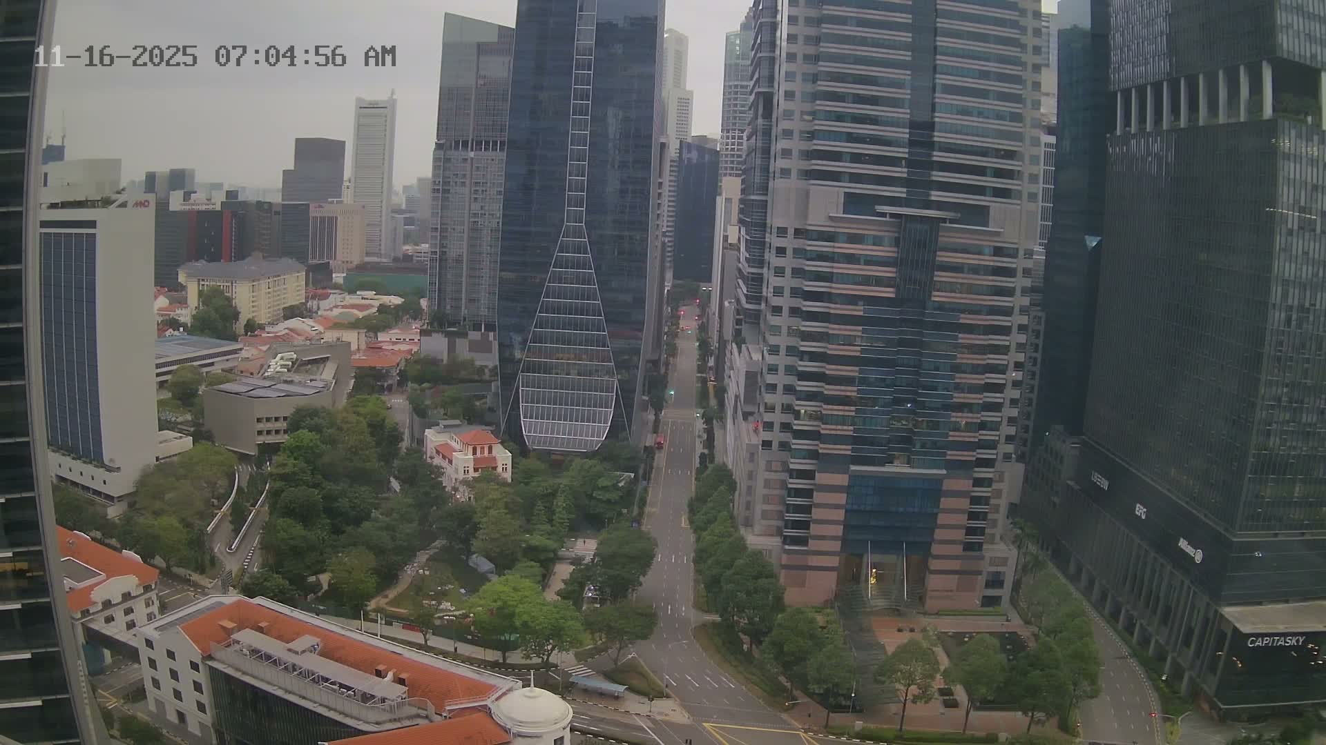 Singapore Downtown Live Cam - Tanjong Pagar, Downtown Core, Central Area, Central Singapore, Singapore
