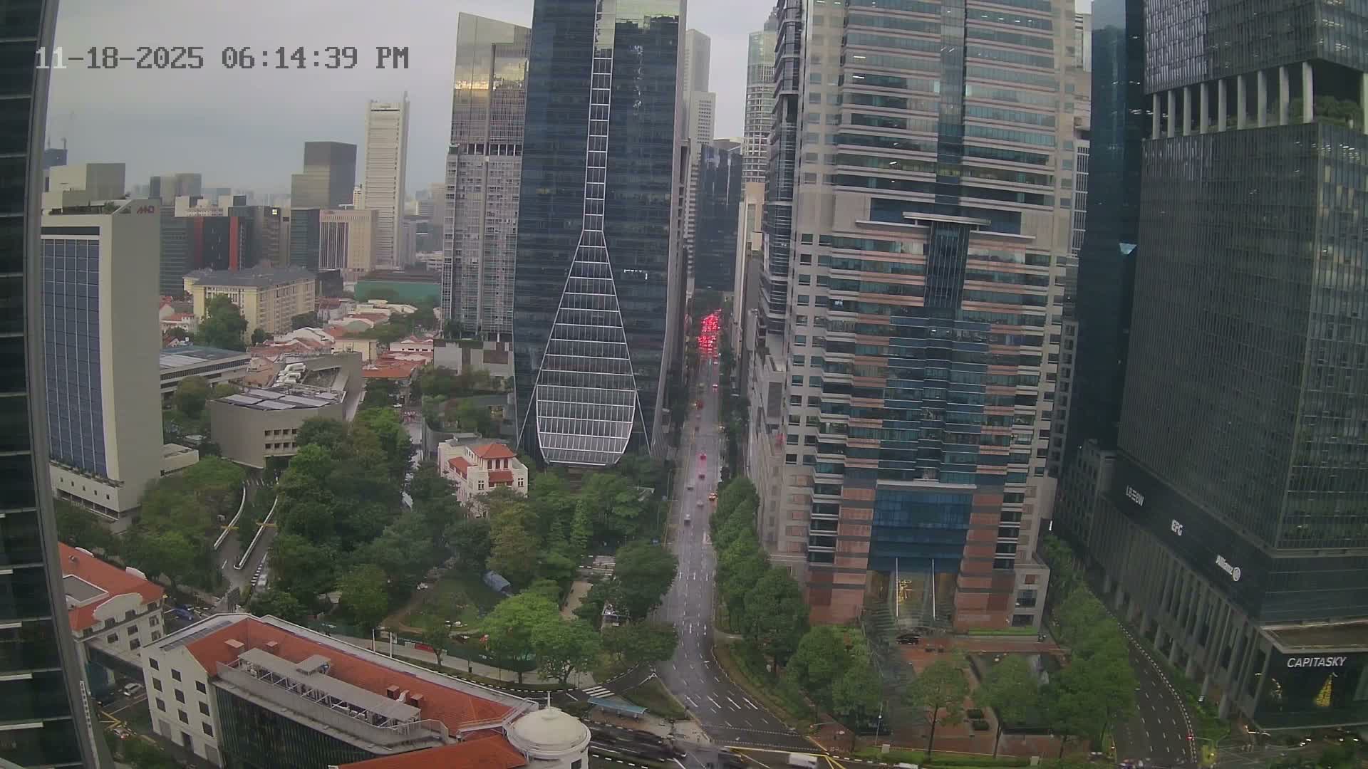 Singapore Downtown Live Cam - Tanjong Pagar, Downtown Core, Central Area, Central Singapore, Singapore