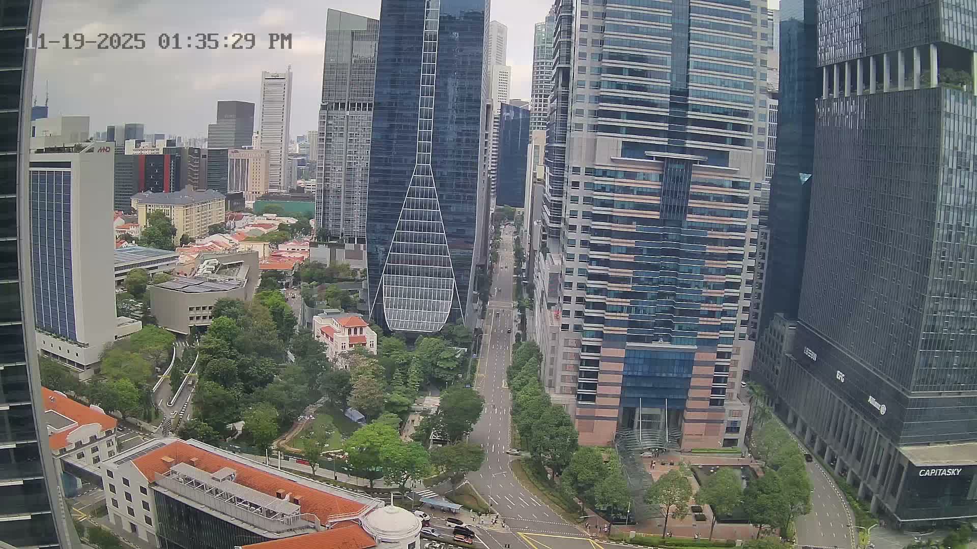 Singapore Downtown Live Cam - Tanjong Pagar, Downtown Core, Central Area, Central Singapore, Singapore