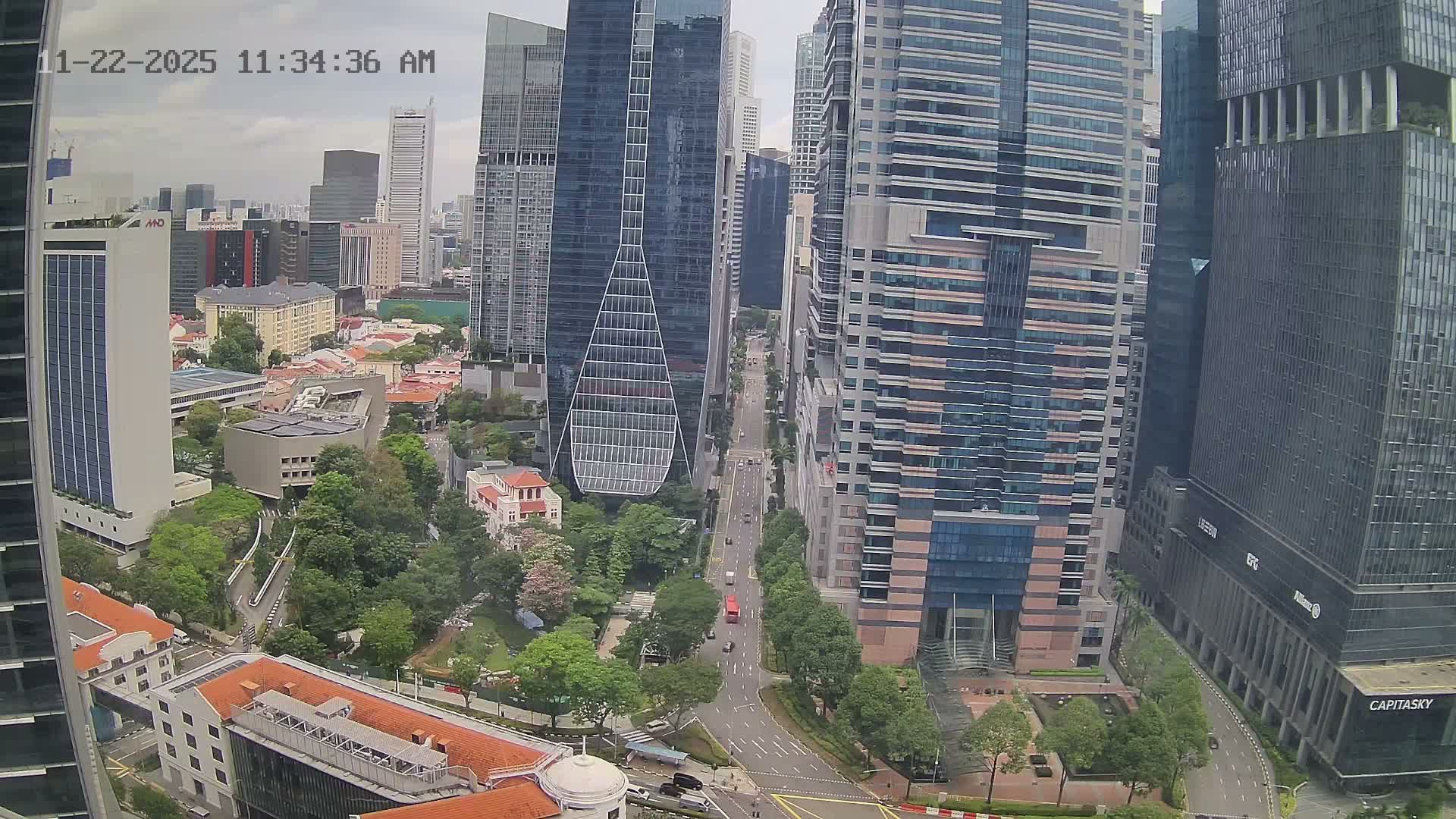 Singapore Downtown Live Cam - Tanjong Pagar, Downtown Core, Central Area, Central Singapore, Singapore