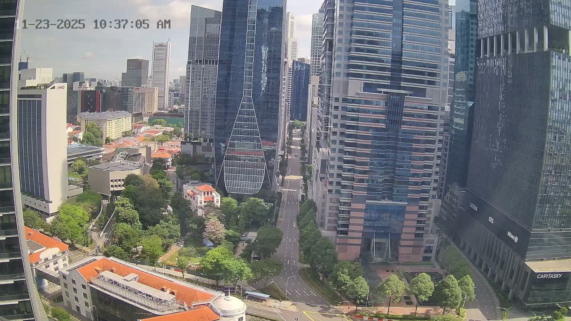 Singapore Downtown Live Cam - Tanjong Pagar, Downtown Core, Central Area, Central Singapore, Singapore