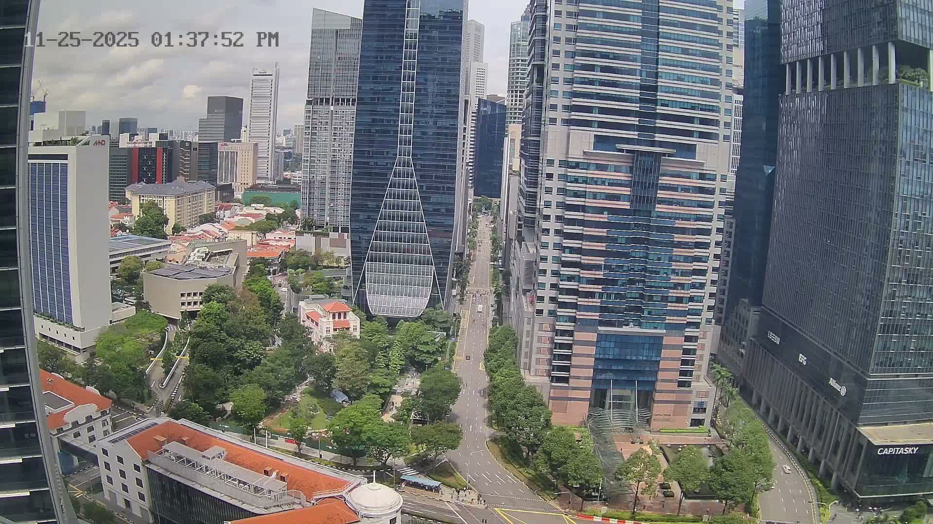 Singapore Downtown Live Cam - Tanjong Pagar, Downtown Core, Central Area, Central Singapore, Singapore