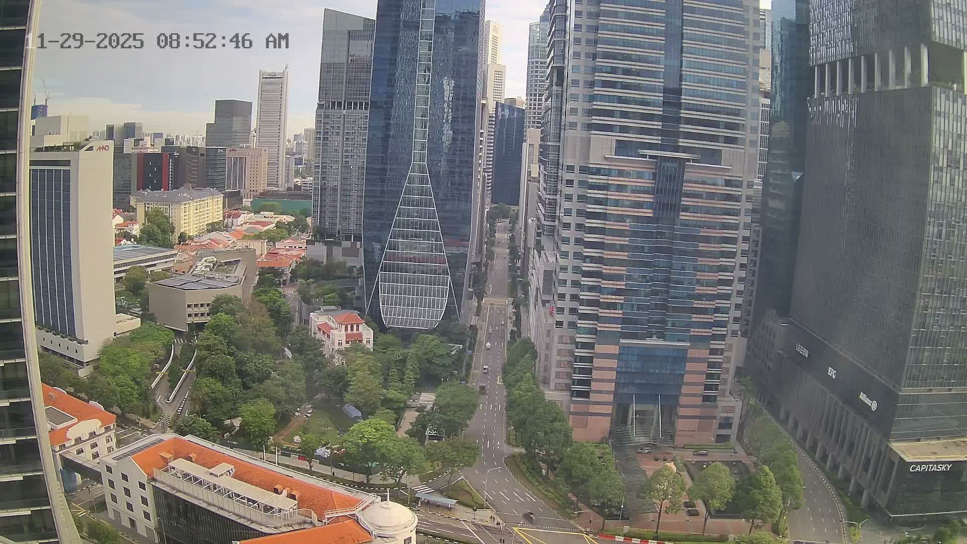 Singapore Downtown Live Cam - Tanjong Pagar, Downtown Core, Central Area, Central Singapore, Singapore