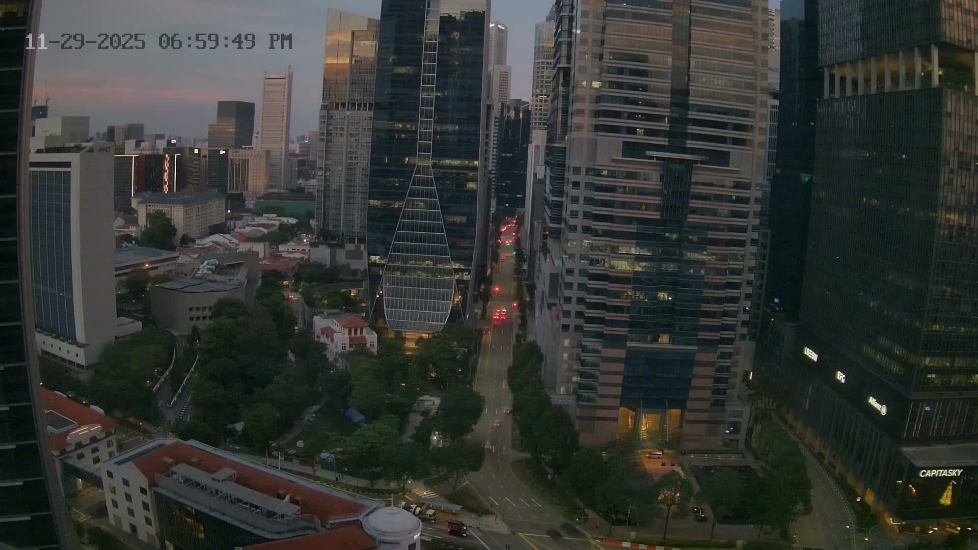 Singapore Downtown Live Cam - Tanjong Pagar, Downtown Core, Central Area, Central Singapore, Singapore