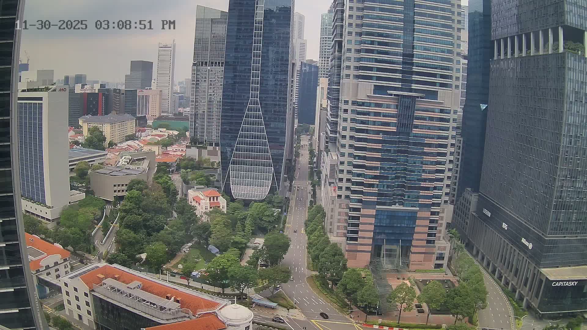 Singapore Downtown Live Cam - Tanjong Pagar, Downtown Core, Central Area, Central Singapore, Singapore