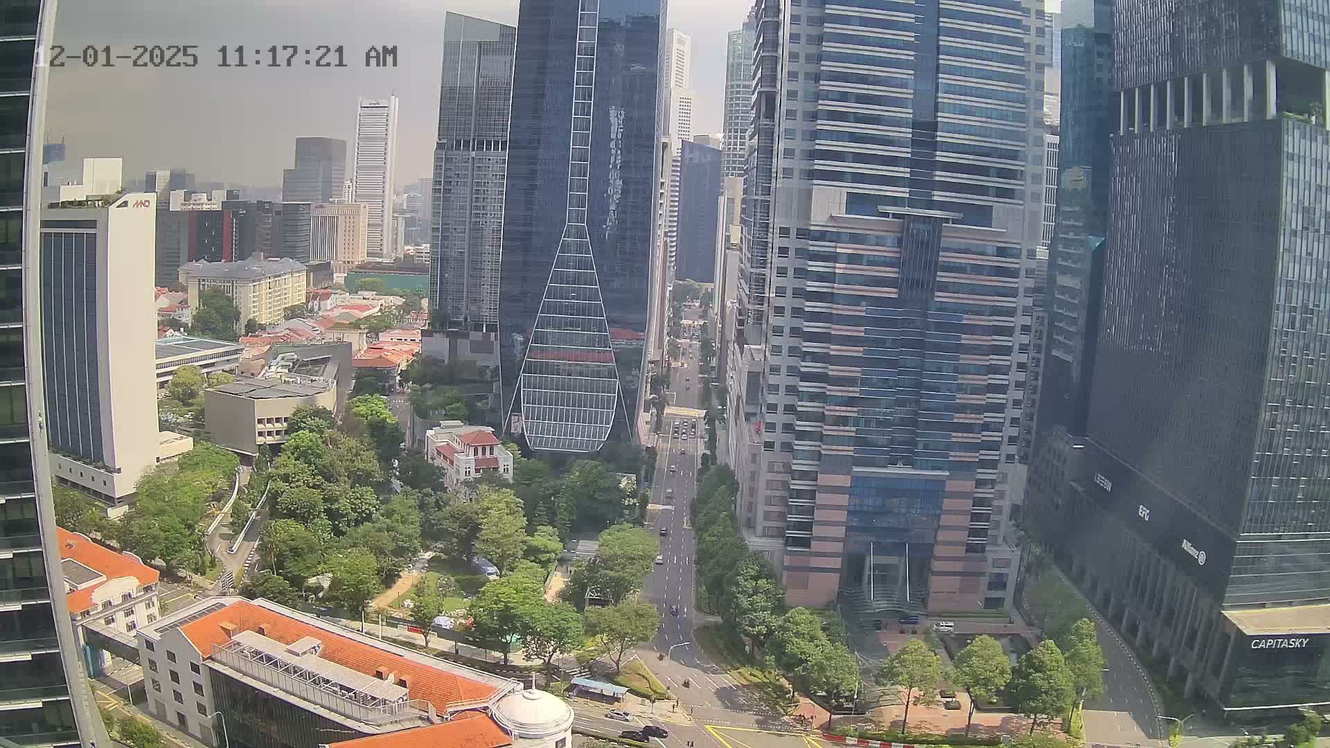 Singapore Downtown Live Cam - Tanjong Pagar, Downtown Core, Central Area, Central Singapore, Singapore