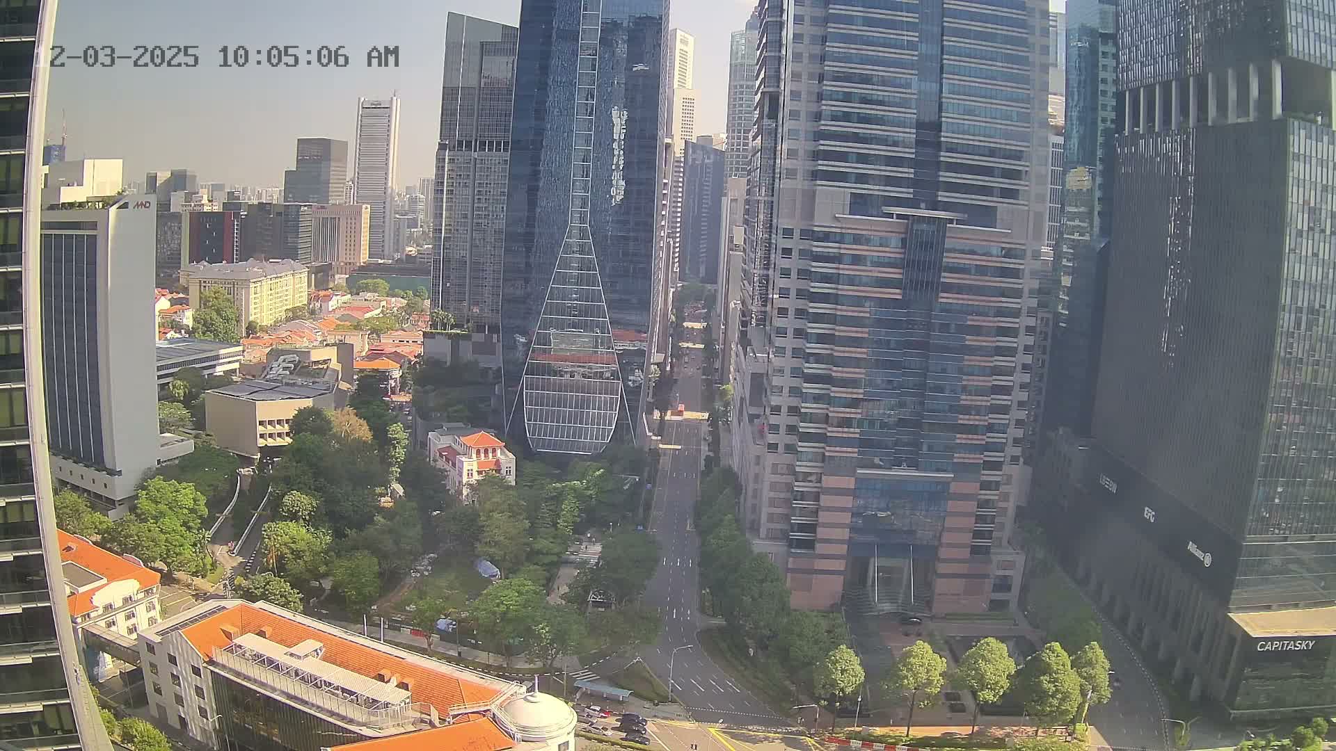 Singapore Downtown Live Cam - Tanjong Pagar, Downtown Core, Central Area, Central Singapore, Singapore