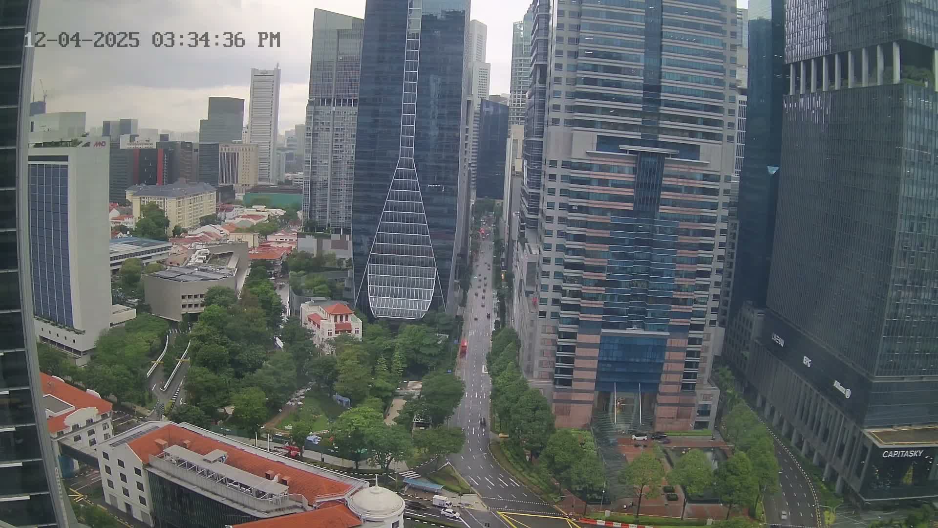 Singapore Downtown Live Cam - Tanjong Pagar, Downtown Core, Central Area, Central Singapore, Singapore