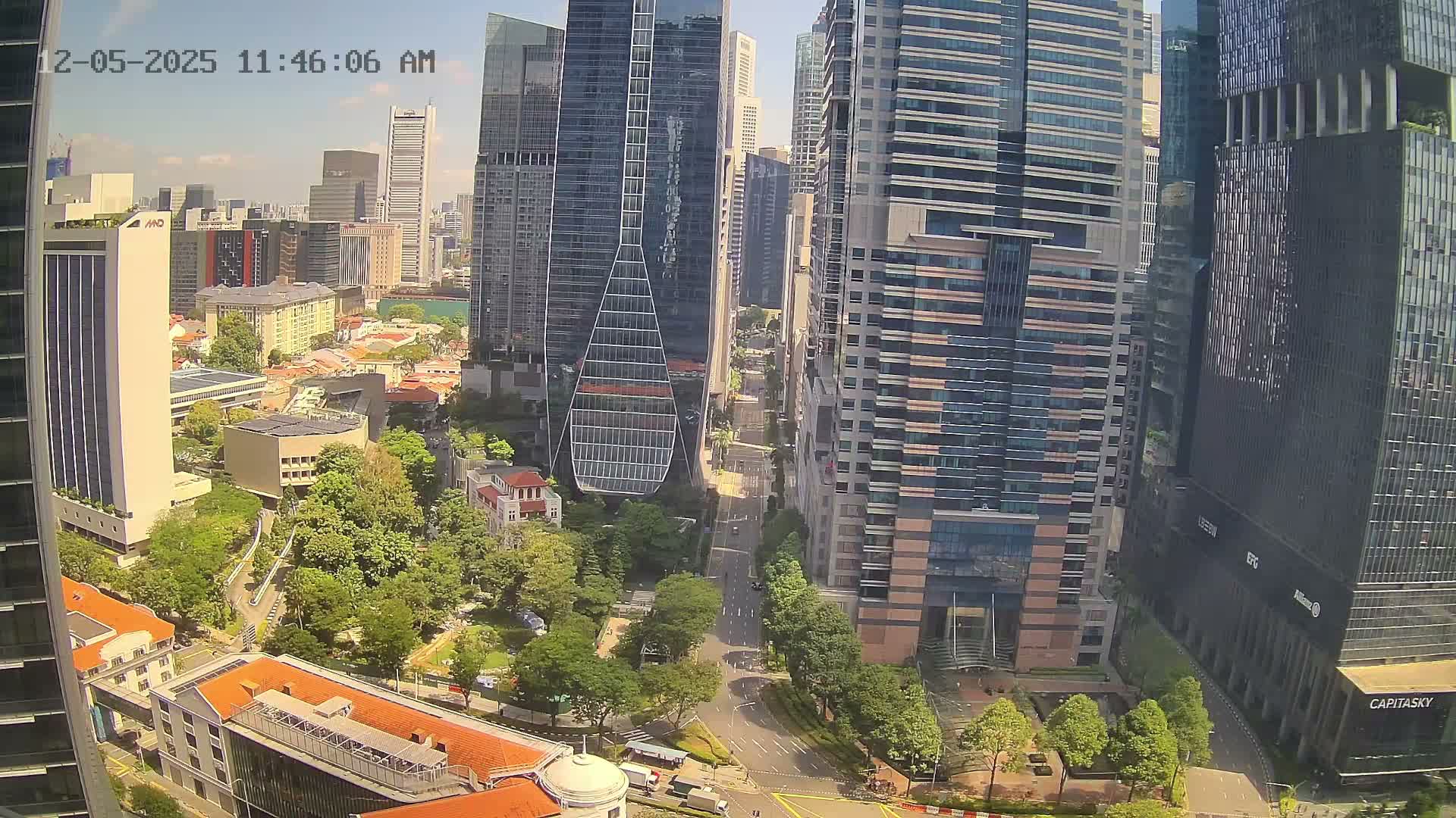 Singapore Downtown Live Cam - Tanjong Pagar, Downtown Core, Central Area, Central Singapore, Singapore