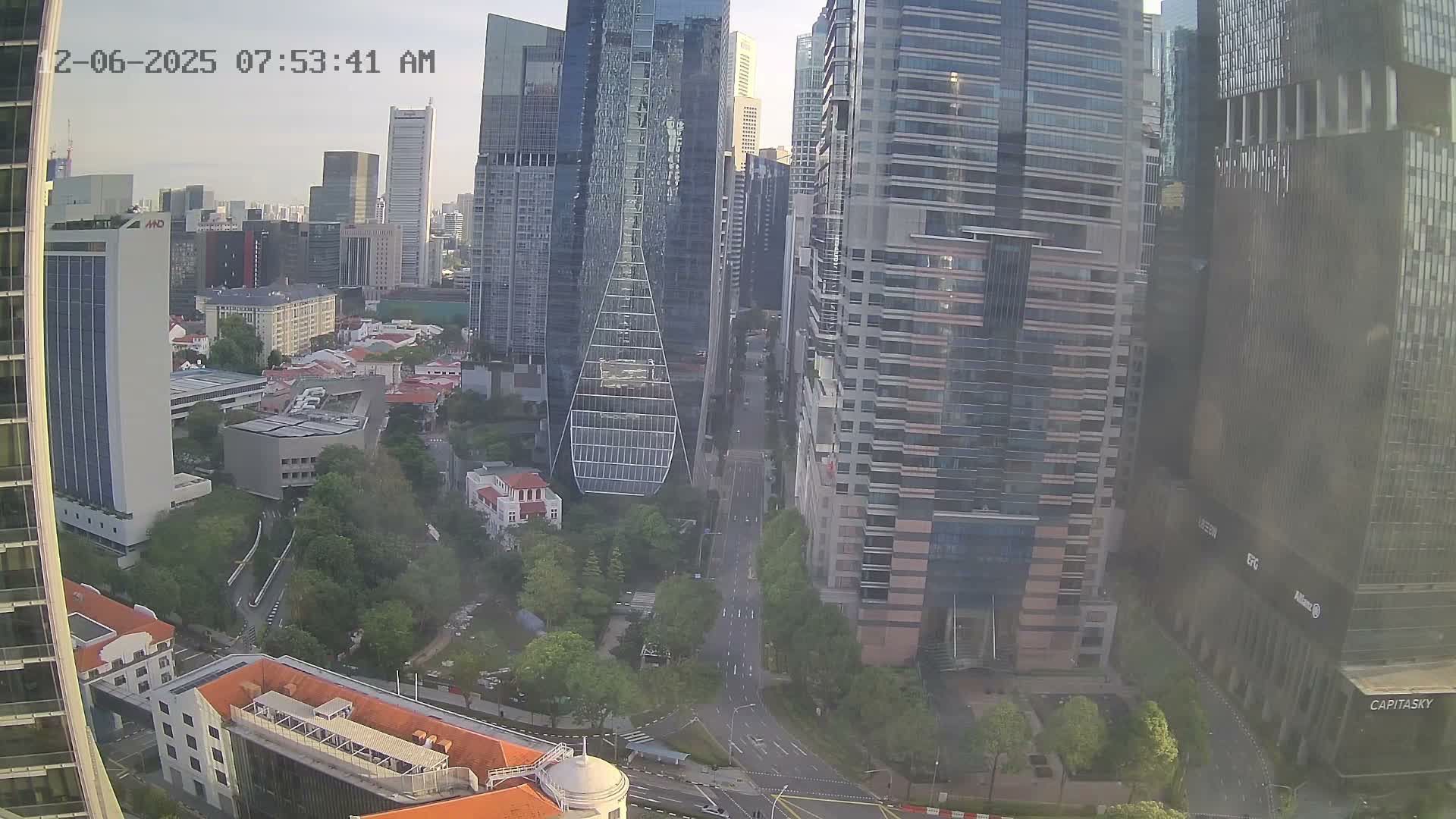 Singapore Downtown Live Cam - Tanjong Pagar, Downtown Core, Central Area, Central Singapore, Singapore