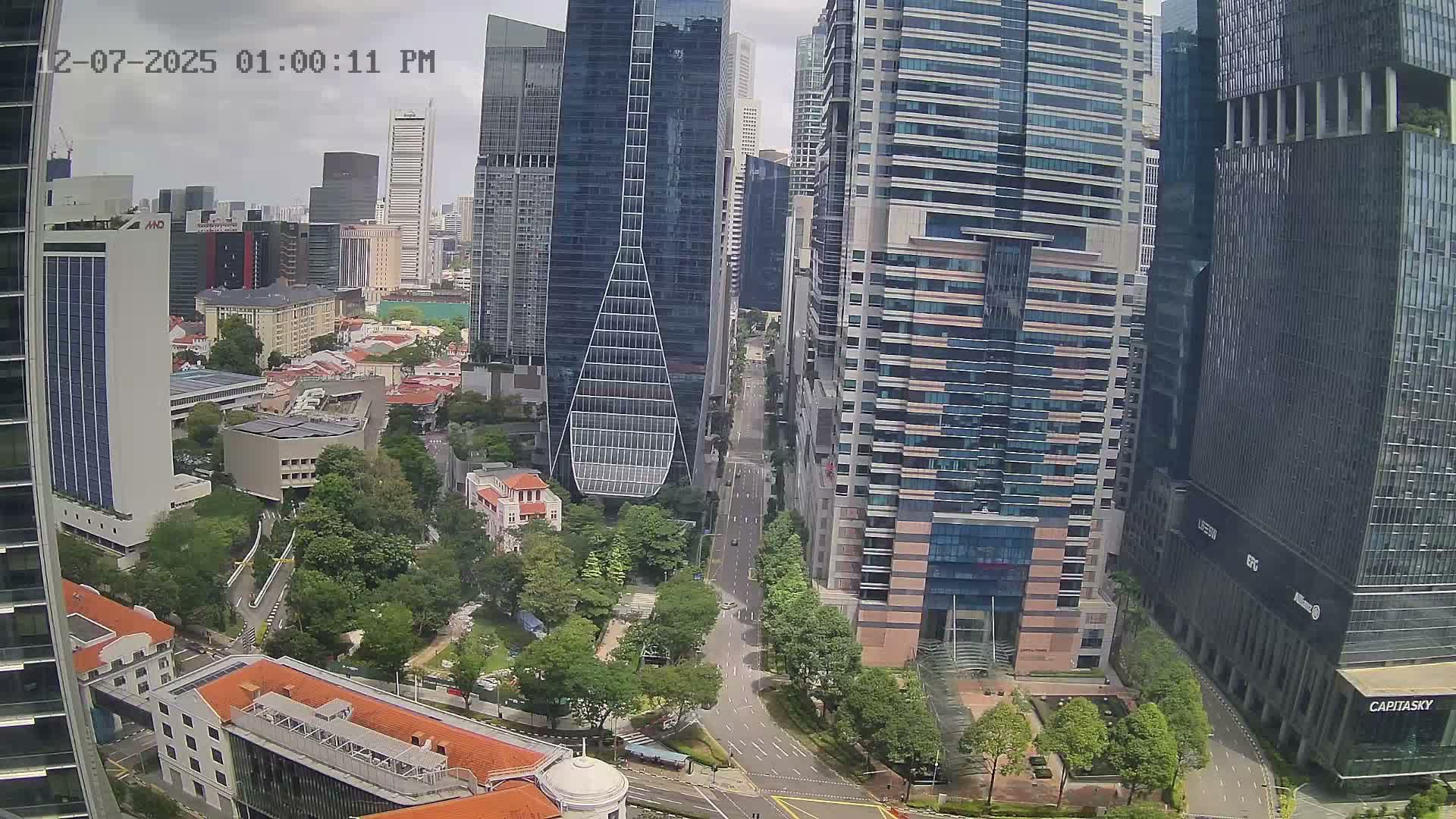Singapore Downtown Live Cam - Tanjong Pagar, Downtown Core, Central Area, Central Singapore, Singapore