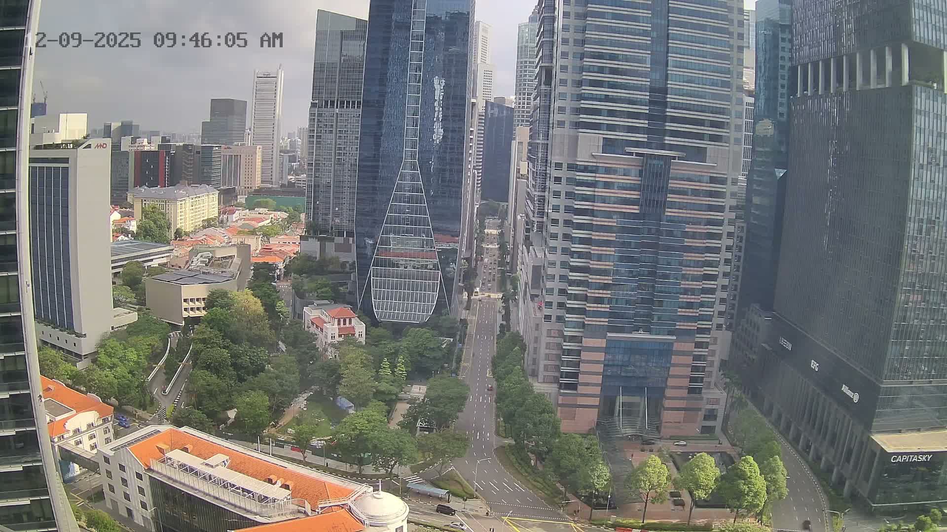Singapore Downtown Live Cam - Tanjong Pagar, Downtown Core, Central Area, Central Singapore, Singapore