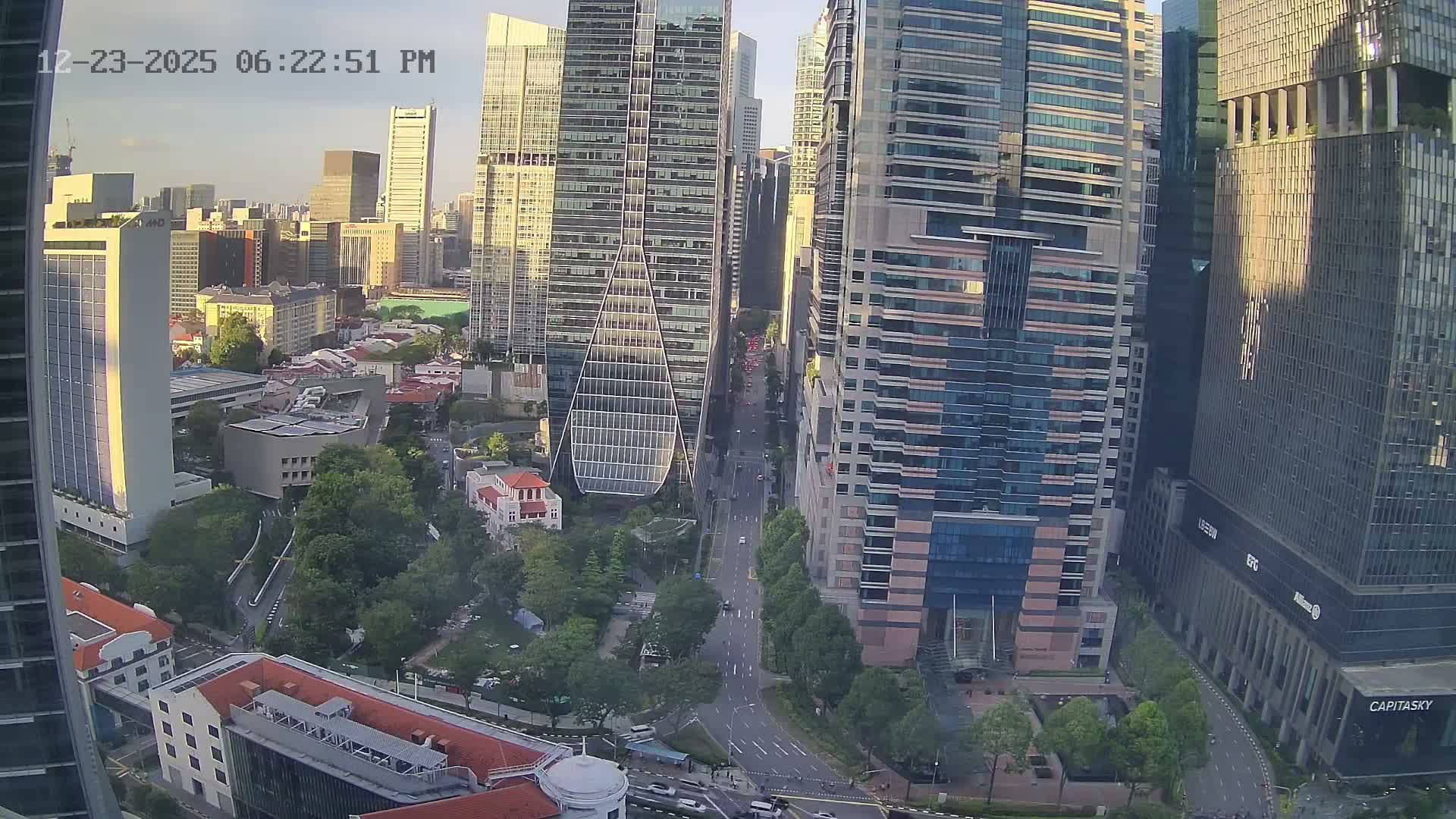 Singapore Downtown Live Cam - Tanjong Pagar, Downtown Core, Central Area, Central Singapore, Singapore
