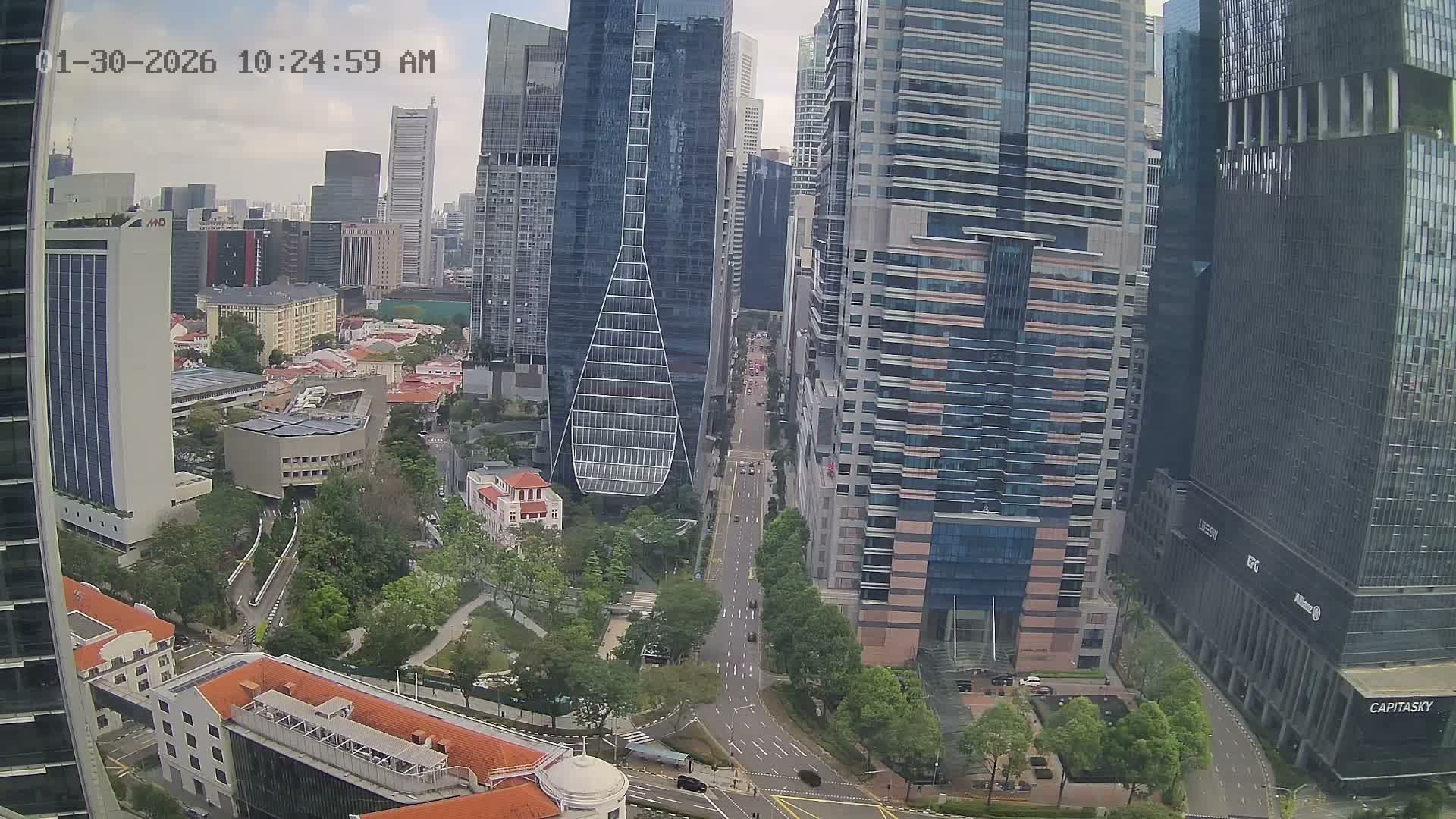 Singapore Downtown Live Cam - Tanjong Pagar, Downtown Core, Central Area, Central Singapore, Singapore