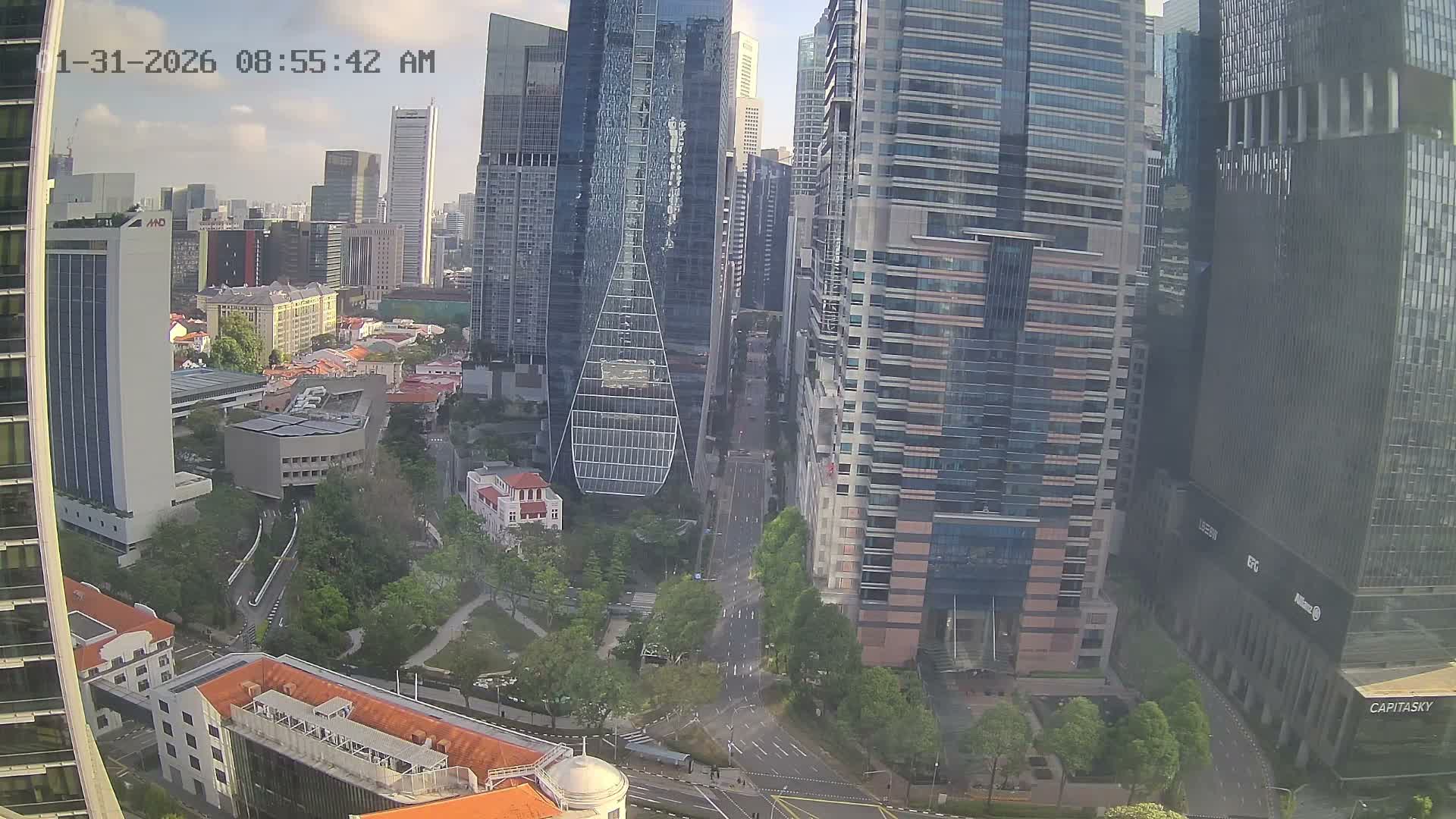 Singapore Downtown Live Cam - Tanjong Pagar, Downtown Core, Central Area, Central Singapore, Singapore