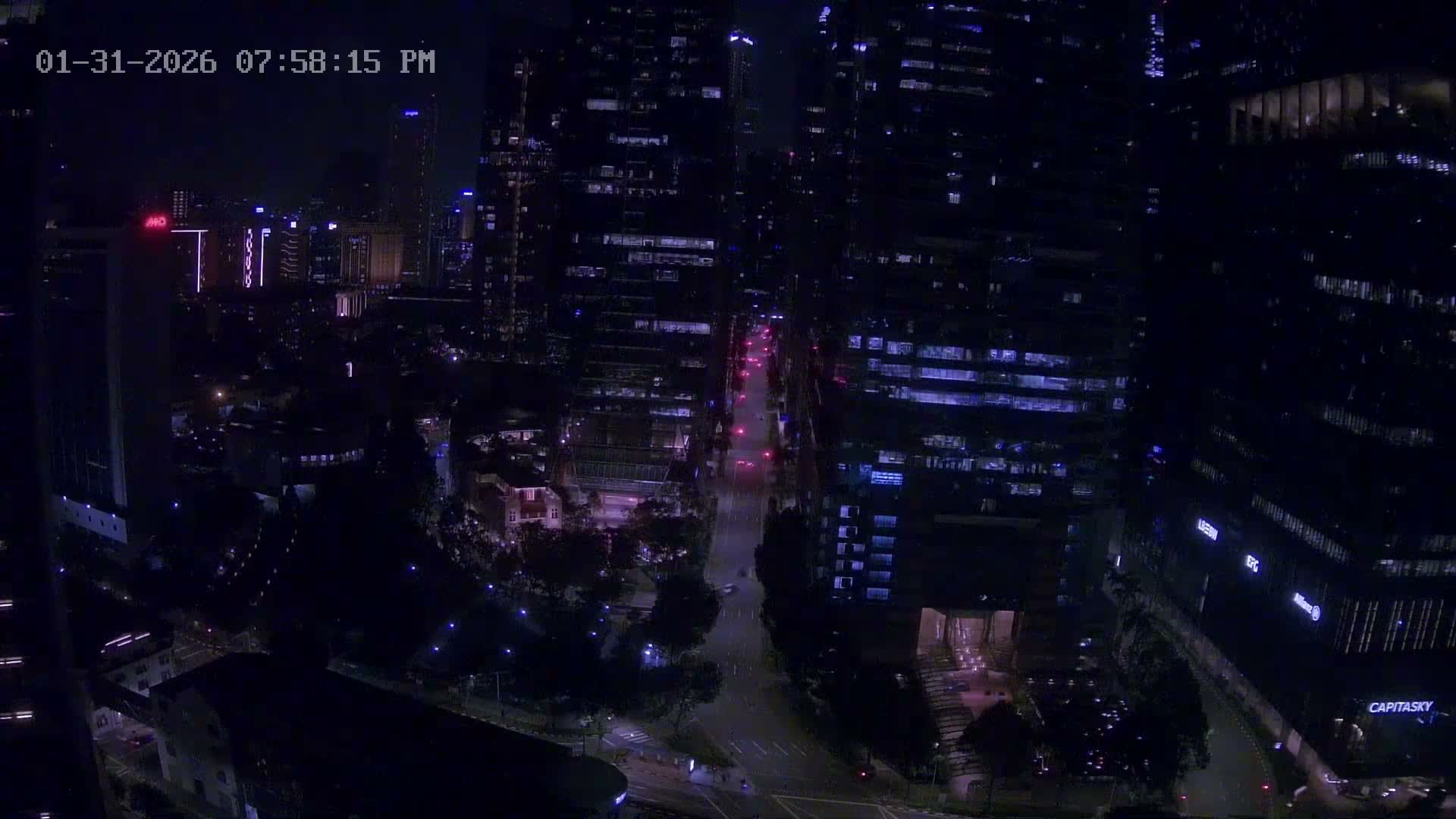 Singapore Downtown Live Cam - Tanjong Pagar, Downtown Core, Central Area, Central Singapore, Singapore