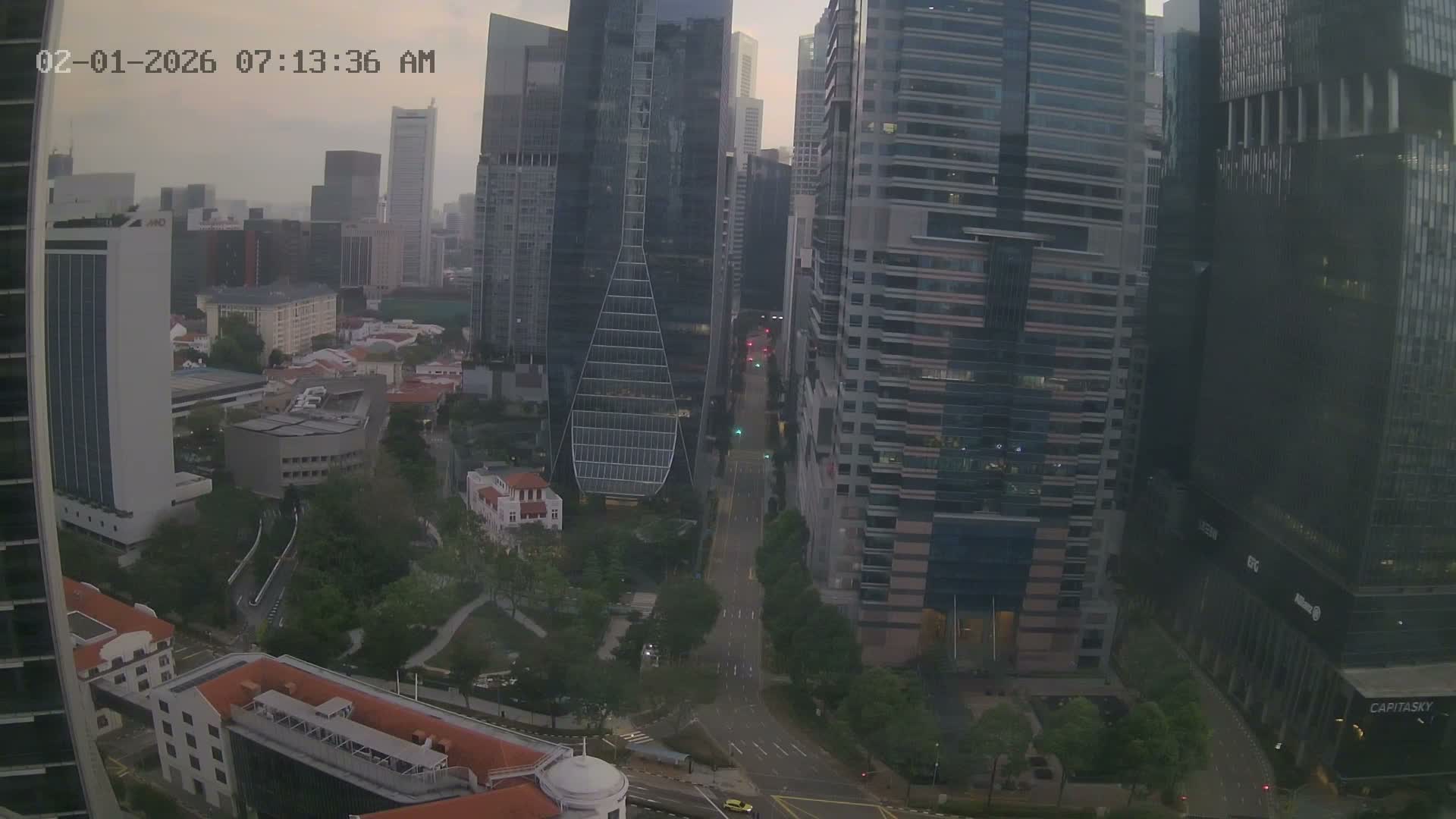 Singapore Downtown Live Cam - Tanjong Pagar, Downtown Core, Central Area, Central Singapore, Singapore