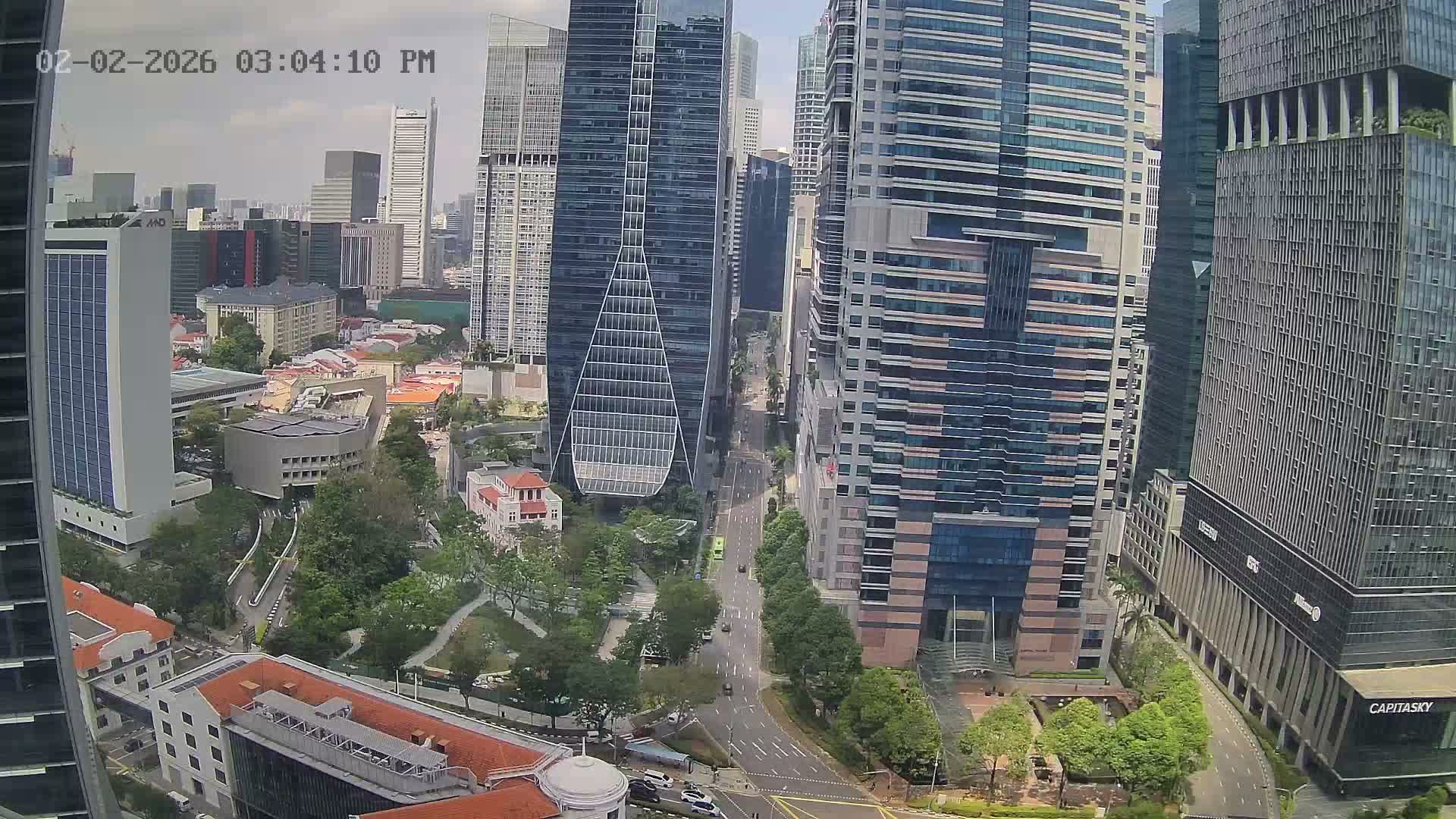 Singapore Downtown Live Cam - Tanjong Pagar, Downtown Core, Central Area, Central Singapore, Singapore