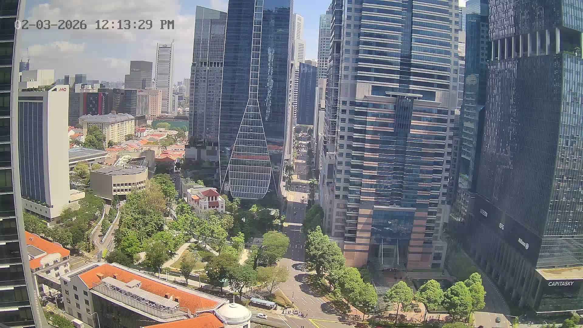 Singapore Downtown Live Cam - Tanjong Pagar, Downtown Core, Central Area, Central Singapore, Singapore