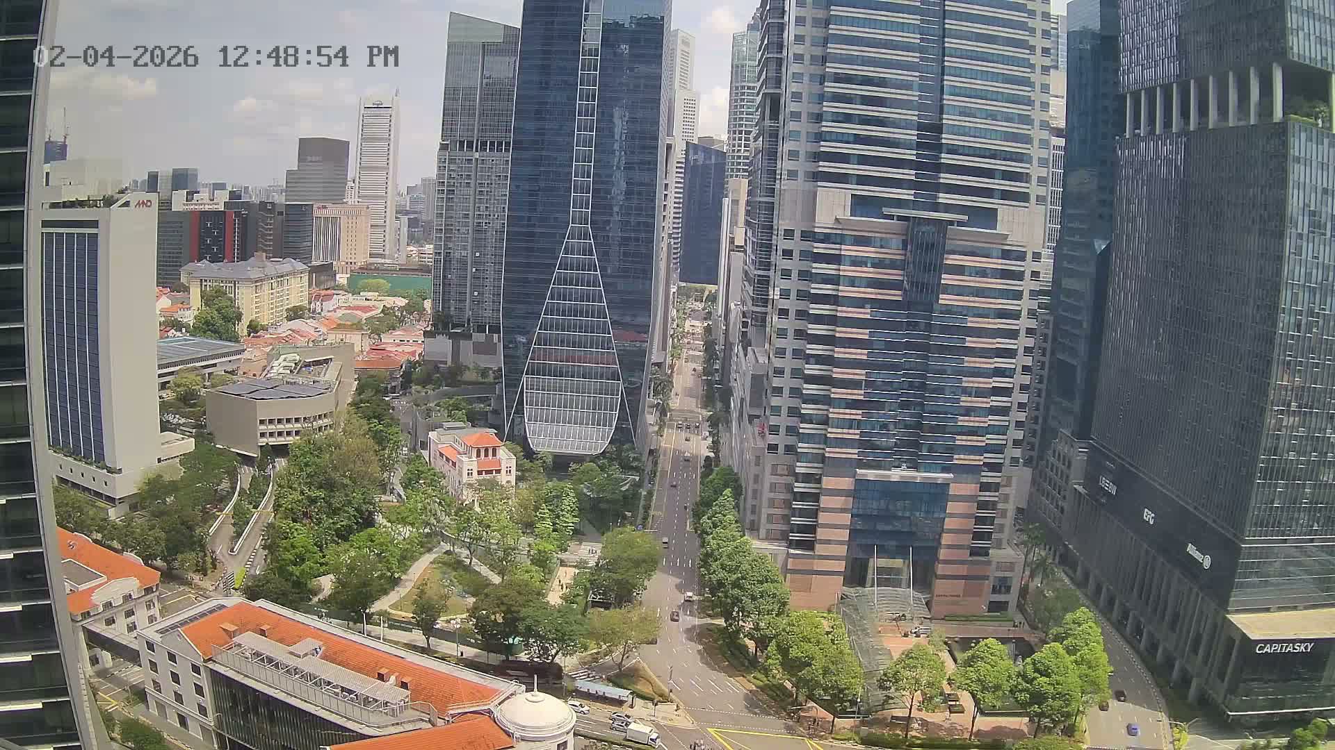 Singapore Downtown Live Cam - Tanjong Pagar, Downtown Core, Central Area, Central Singapore, Singapore