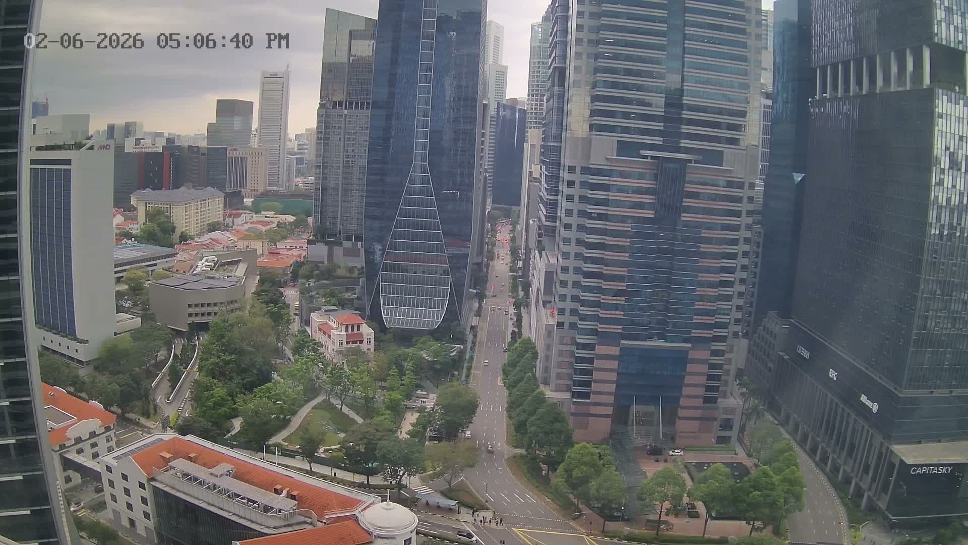 Singapore Downtown Live Cam - Tanjong Pagar, Downtown Core, Central Area, Central Singapore, Singapore