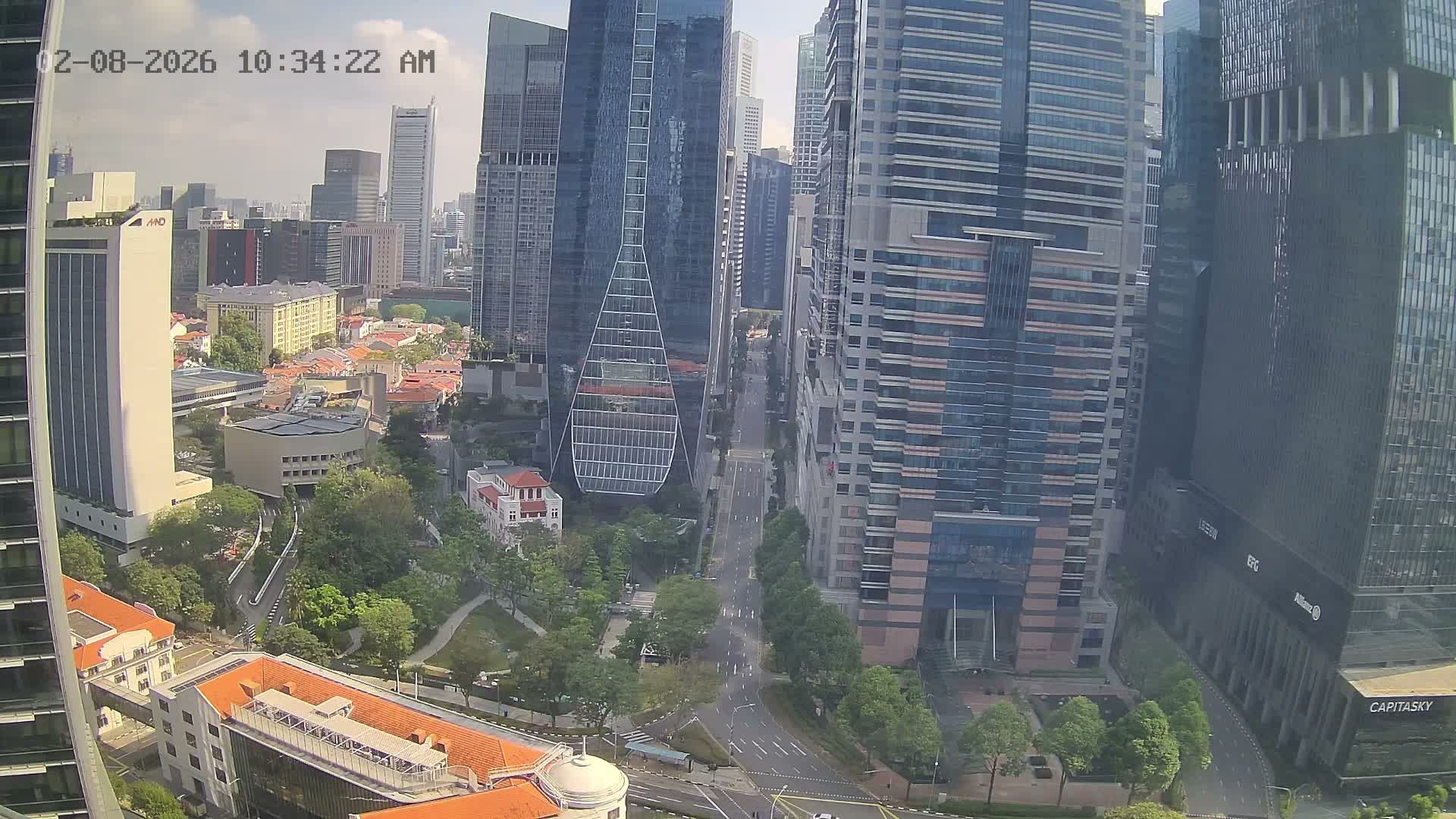 Singapore Downtown Live Cam - Tanjong Pagar, Downtown Core, Central Area, Central Singapore, Singapore