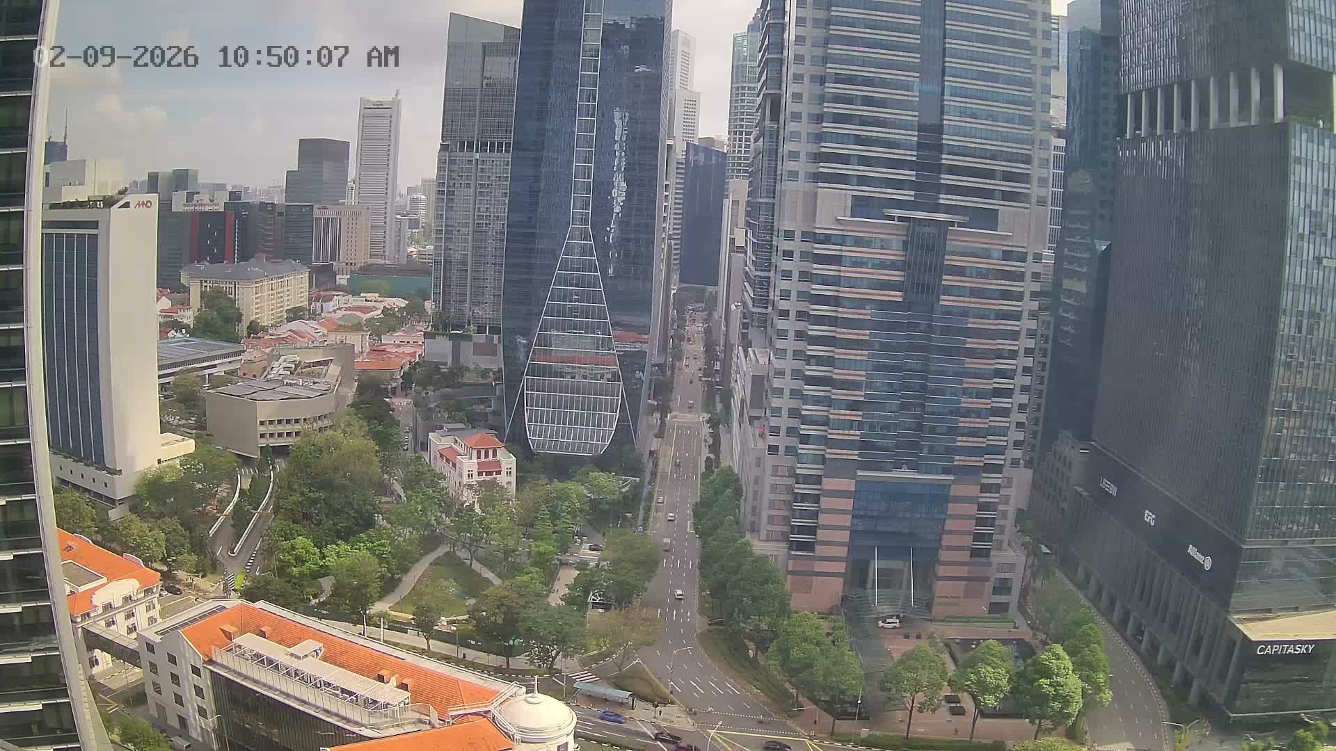 Singapore Downtown Live Cam - Tanjong Pagar, Downtown Core, Central Area, Central Singapore, Singapore