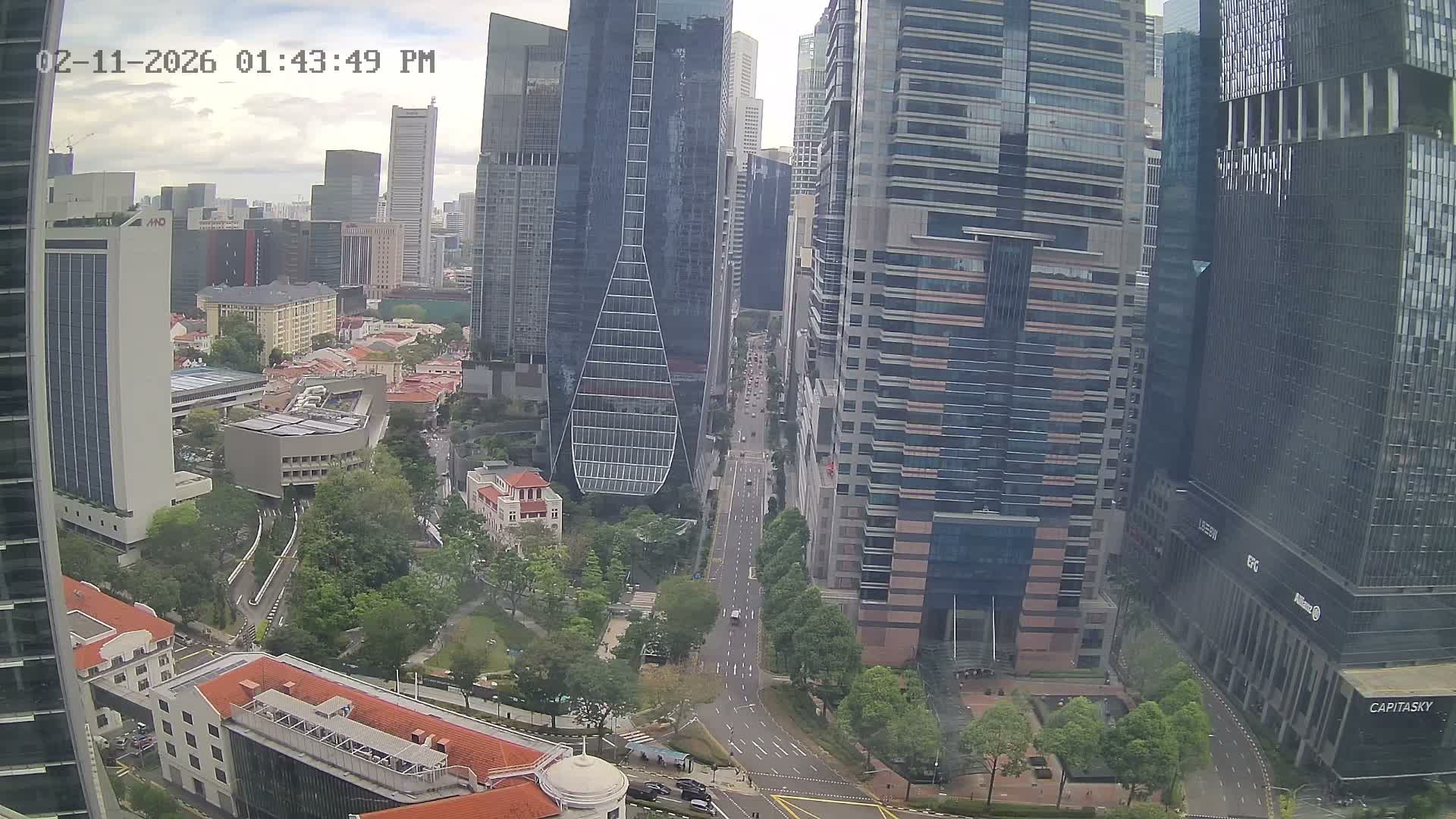 Singapore Downtown Live Cam - Tanjong Pagar, Downtown Core, Central Area, Central Singapore, Singapore
