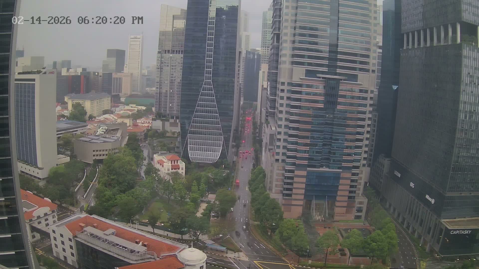 Singapore Downtown Live Cam - Tanjong Pagar, Downtown Core, Central Area, Central Singapore, Singapore