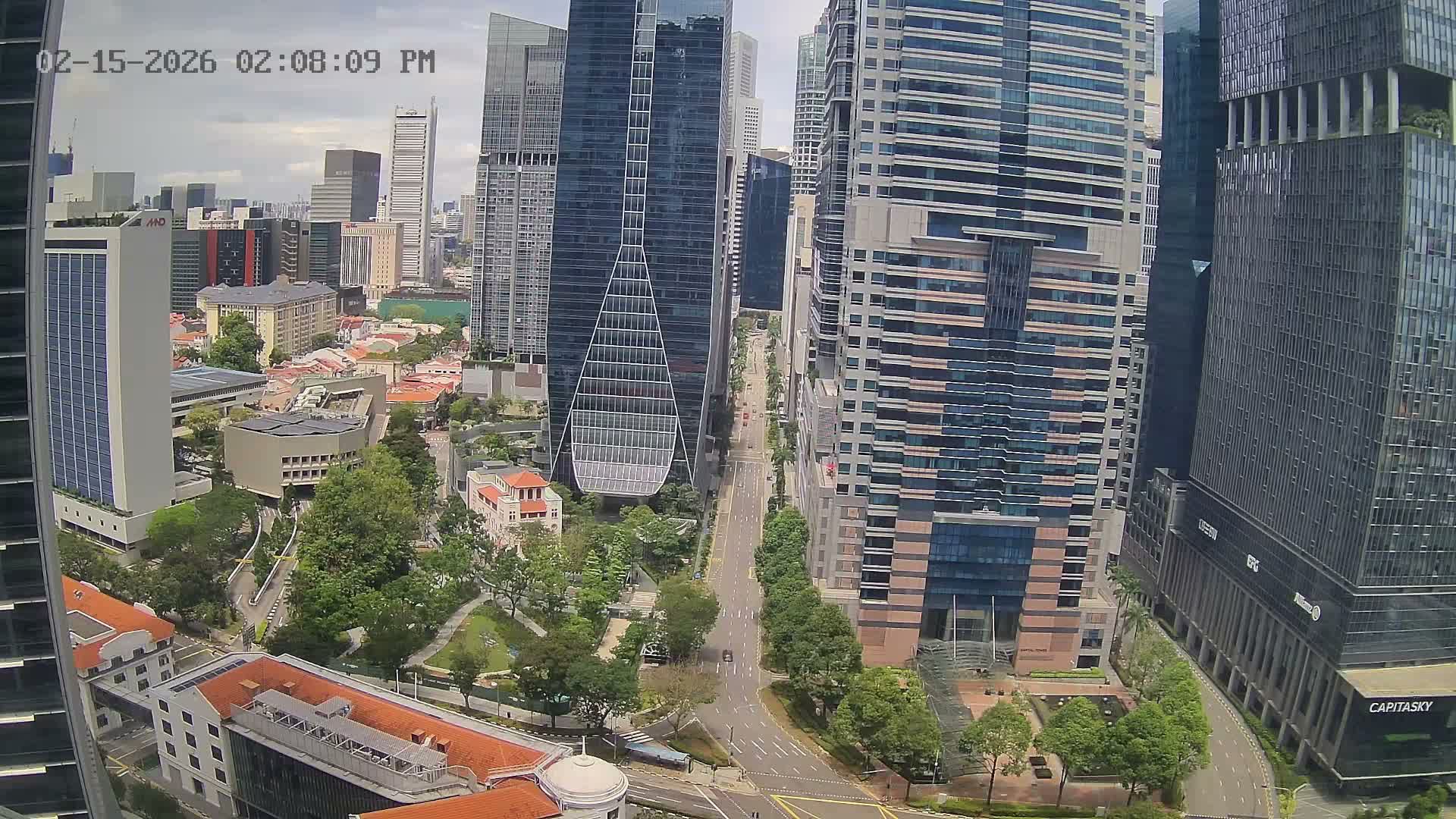 Singapore Downtown Live Cam - Tanjong Pagar, Downtown Core, Central Area, Central Singapore, Singapore