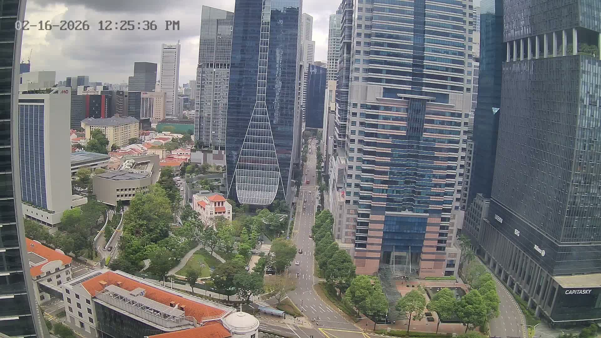 Singapore Downtown Live Cam - Tanjong Pagar, Downtown Core, Central Area, Central Singapore, Singapore
