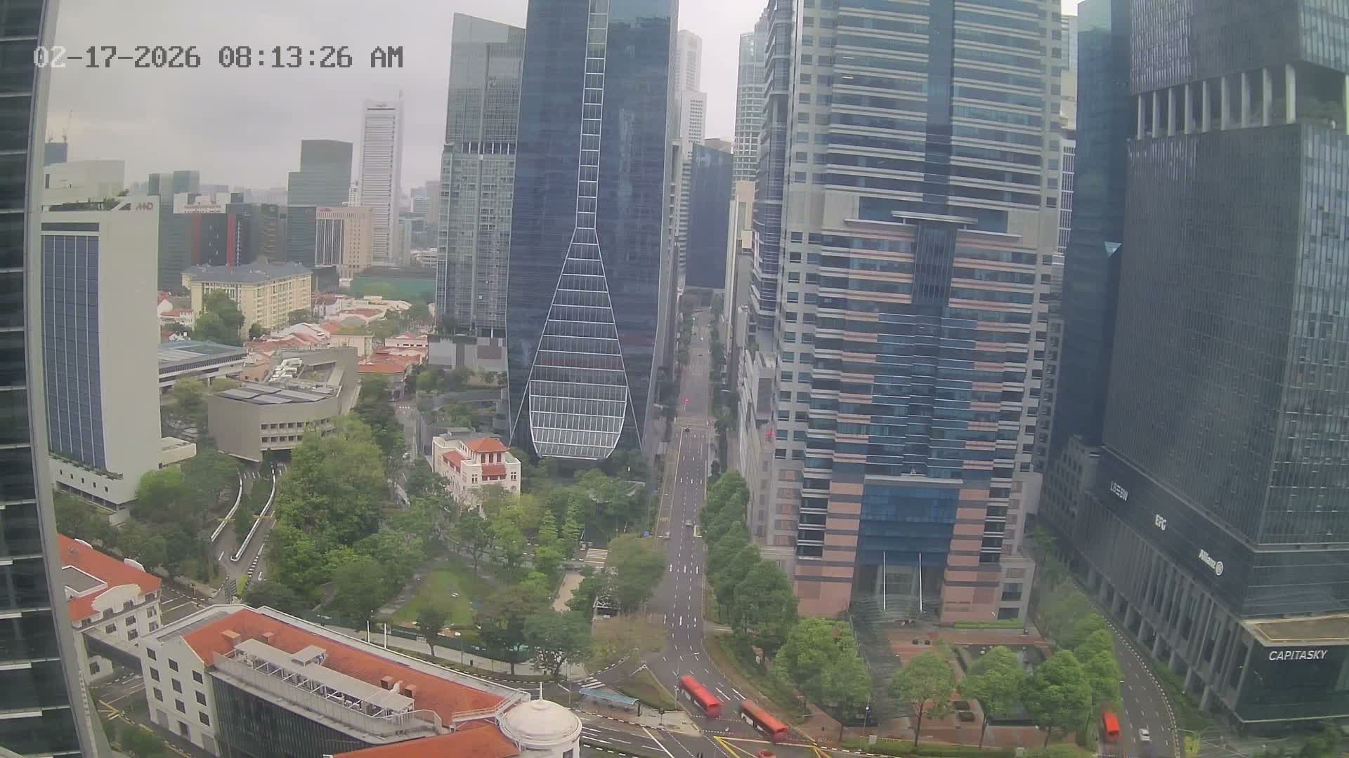 Singapore Downtown Live Cam - Tanjong Pagar, Downtown Core, Central Area, Central Singapore, Singapore